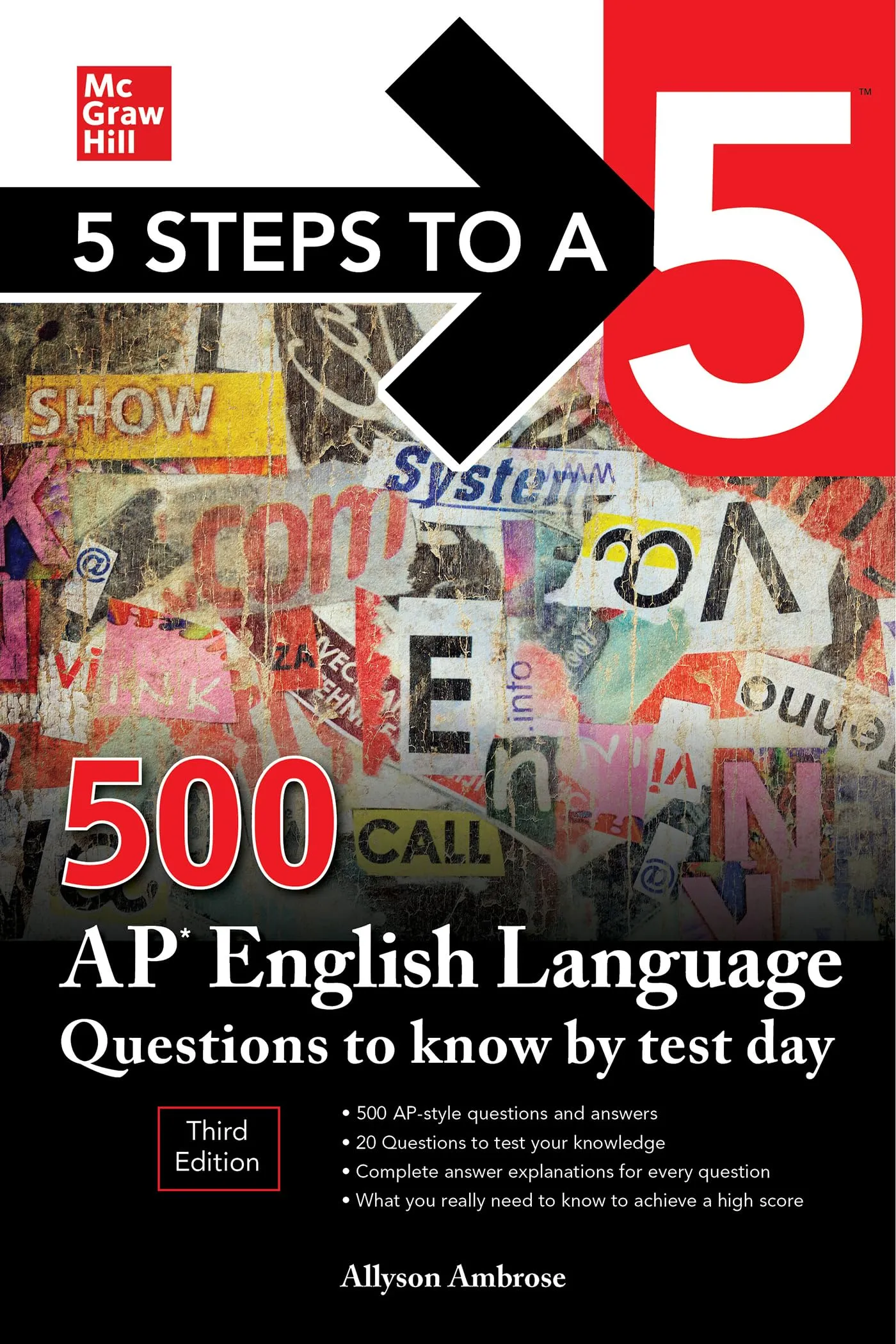 500 AP English Language Questions for Test Day Success - McGraw-Hill Education