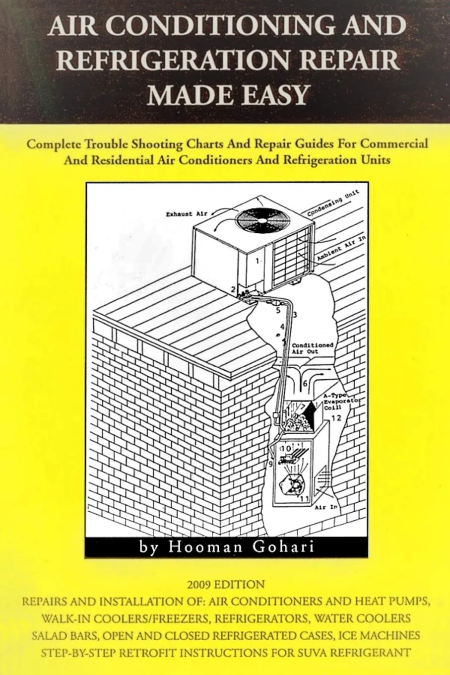 Air Conditioning & Refrigeration Repair Guide: Easy Diagnostic Charts & Hands-On Instructions