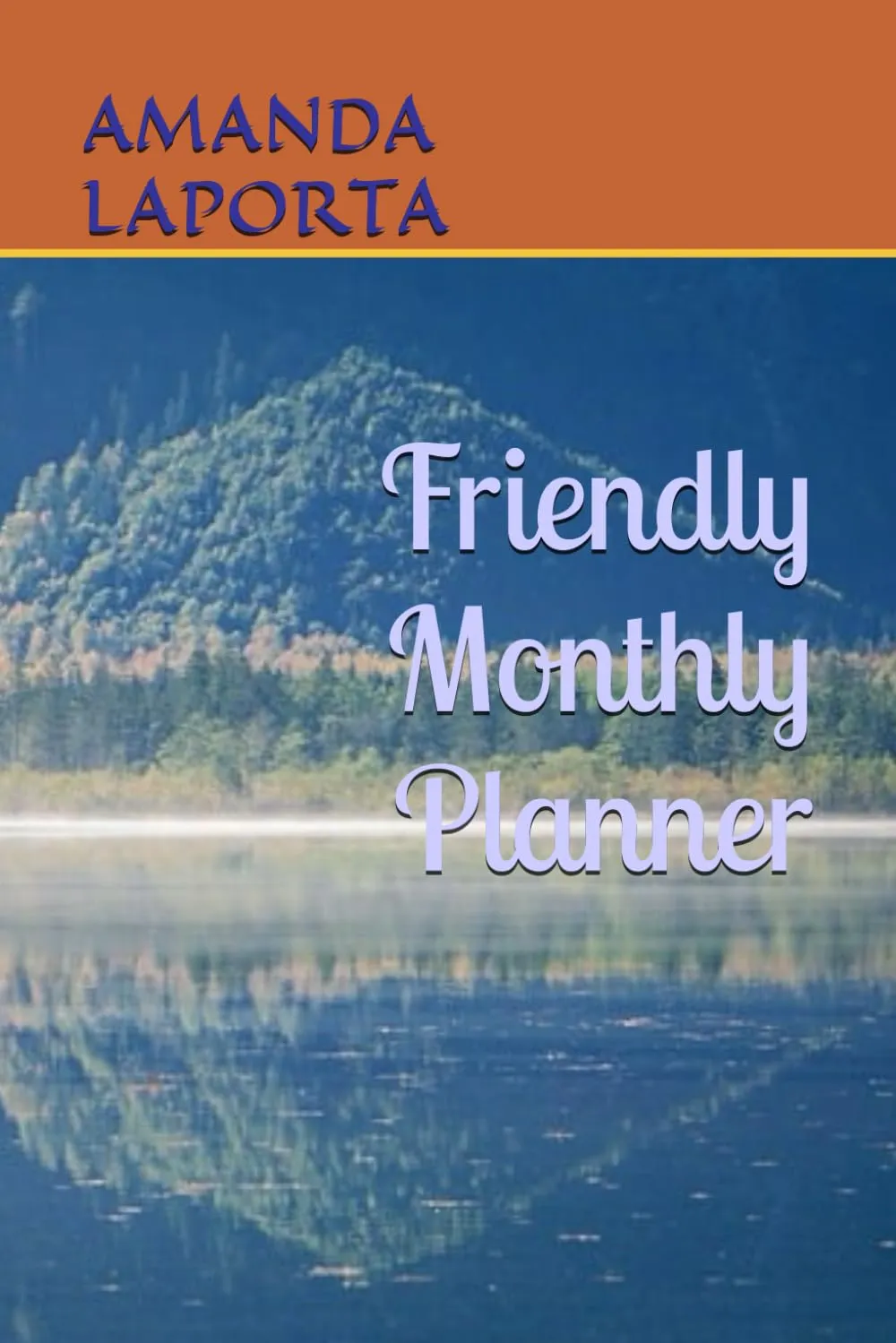 AMANDA Budget-Friendly Monthly Planner, 105 Pages, Perfect for Organization and Scheduling