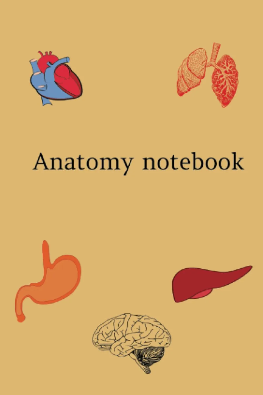 Anatomy Notebook by Vibrant Publishers - Perfect for Students and Professionals