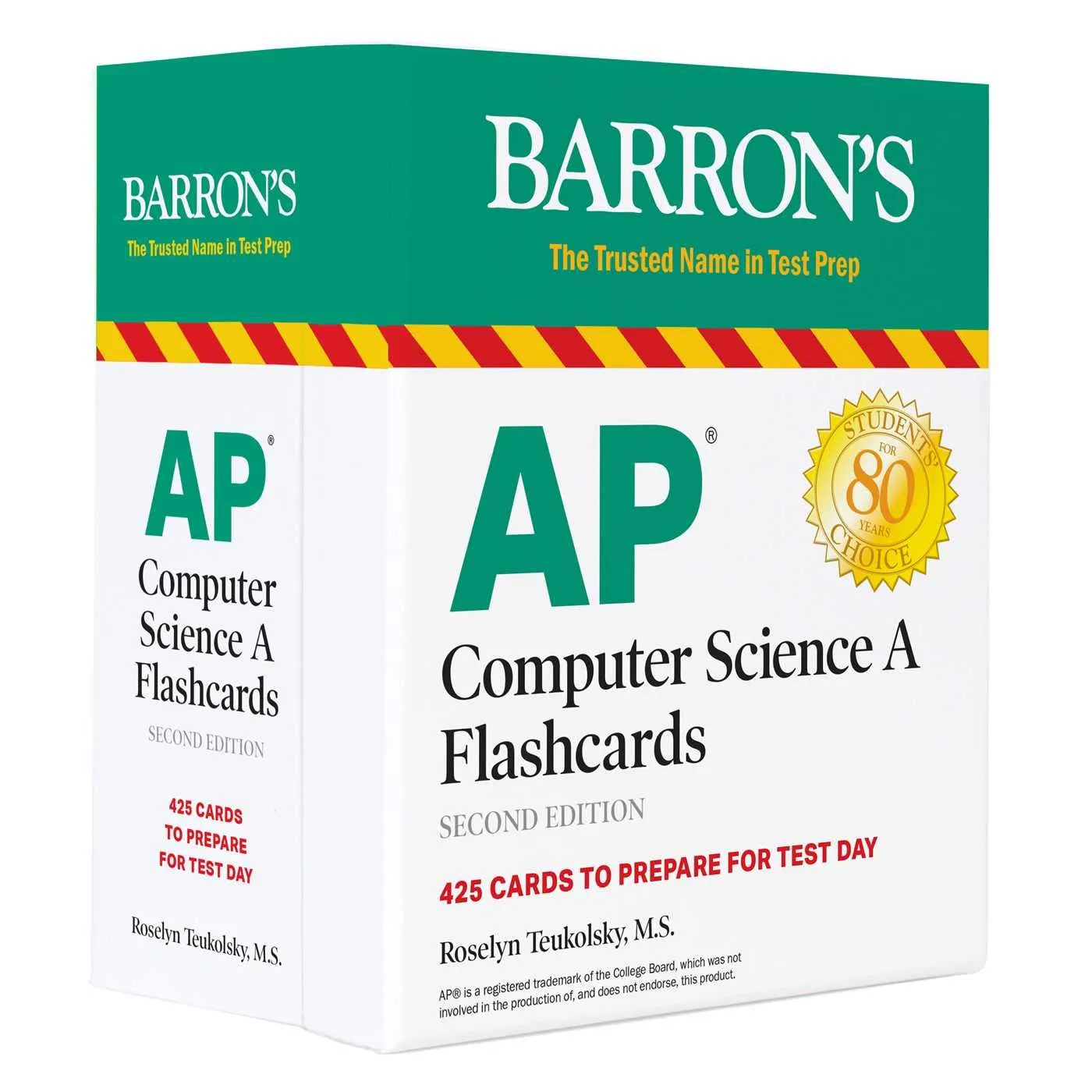 AP Computer Science A Flashcards – 425 Test Prep Cards by Barron's Educational Series