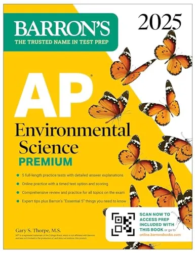 AP Environmental Science Premium 2025 Prep Book with 5 Practice Tests & Comprehensive Review