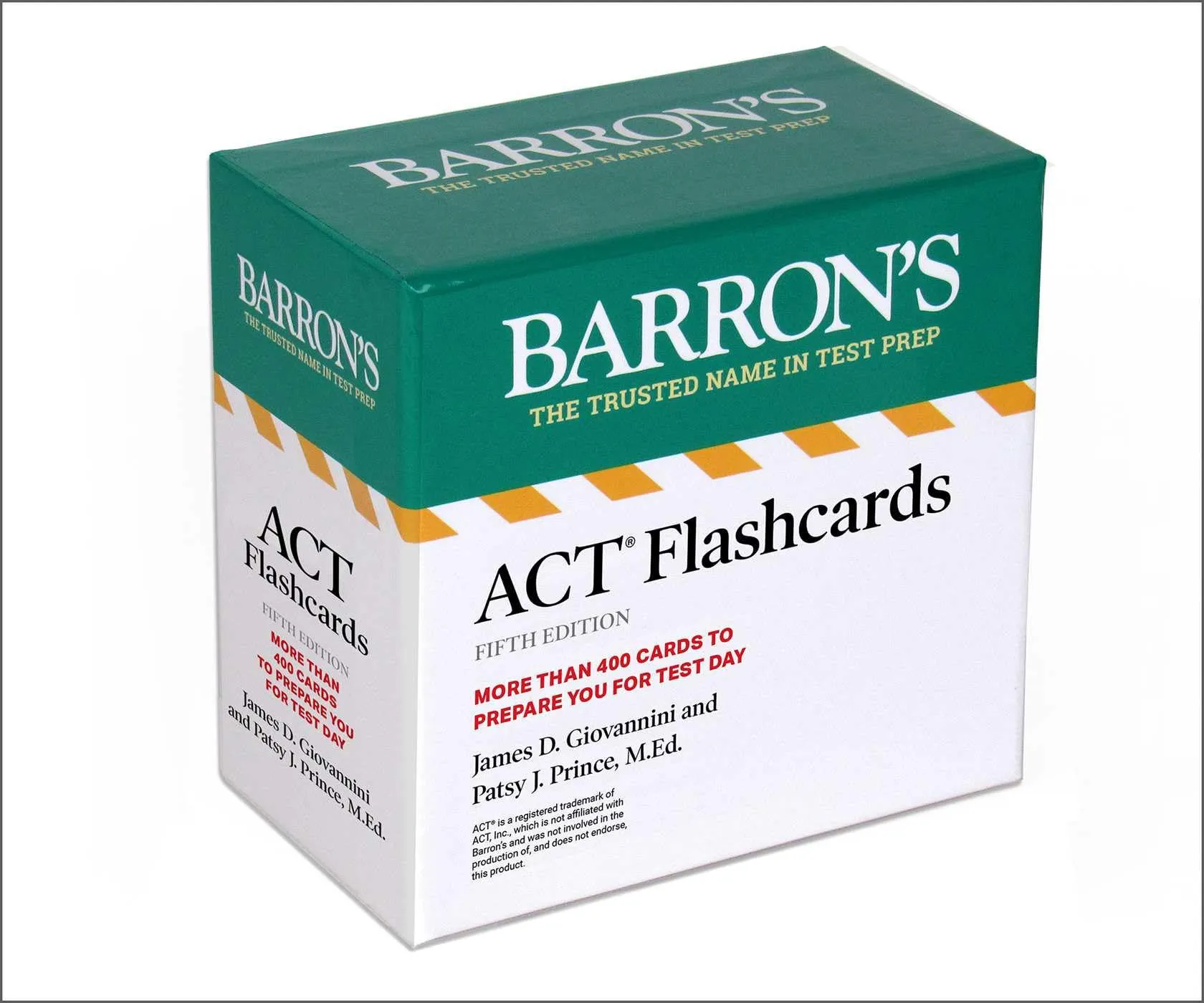 Barron's ACT Flashcards Fifth Edition for Comprehensive Exam Preparation with 400+ Cards