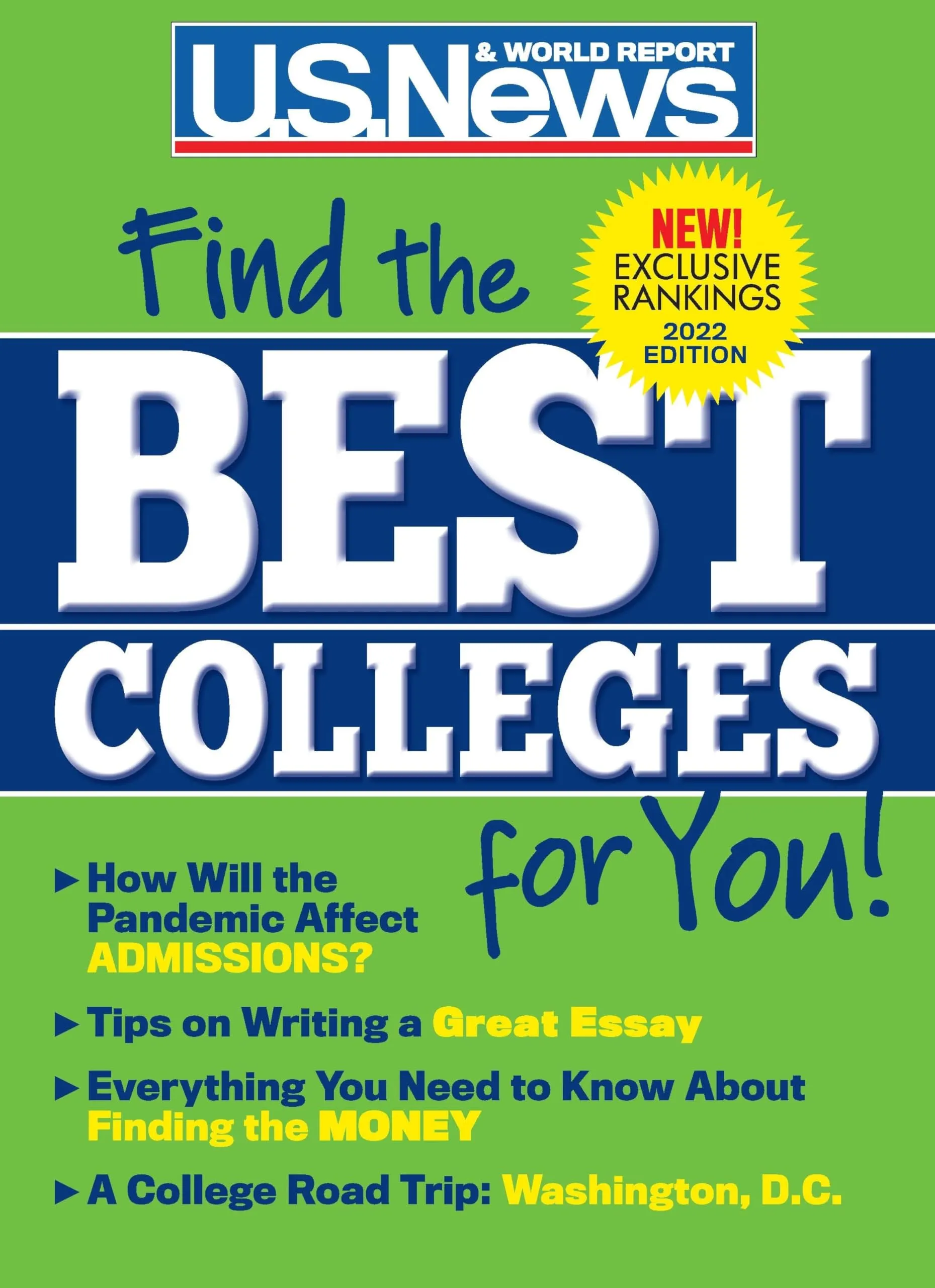 Best Colleges 2022 Guidebook for High School Students - Comprehensive Advice & Rankings