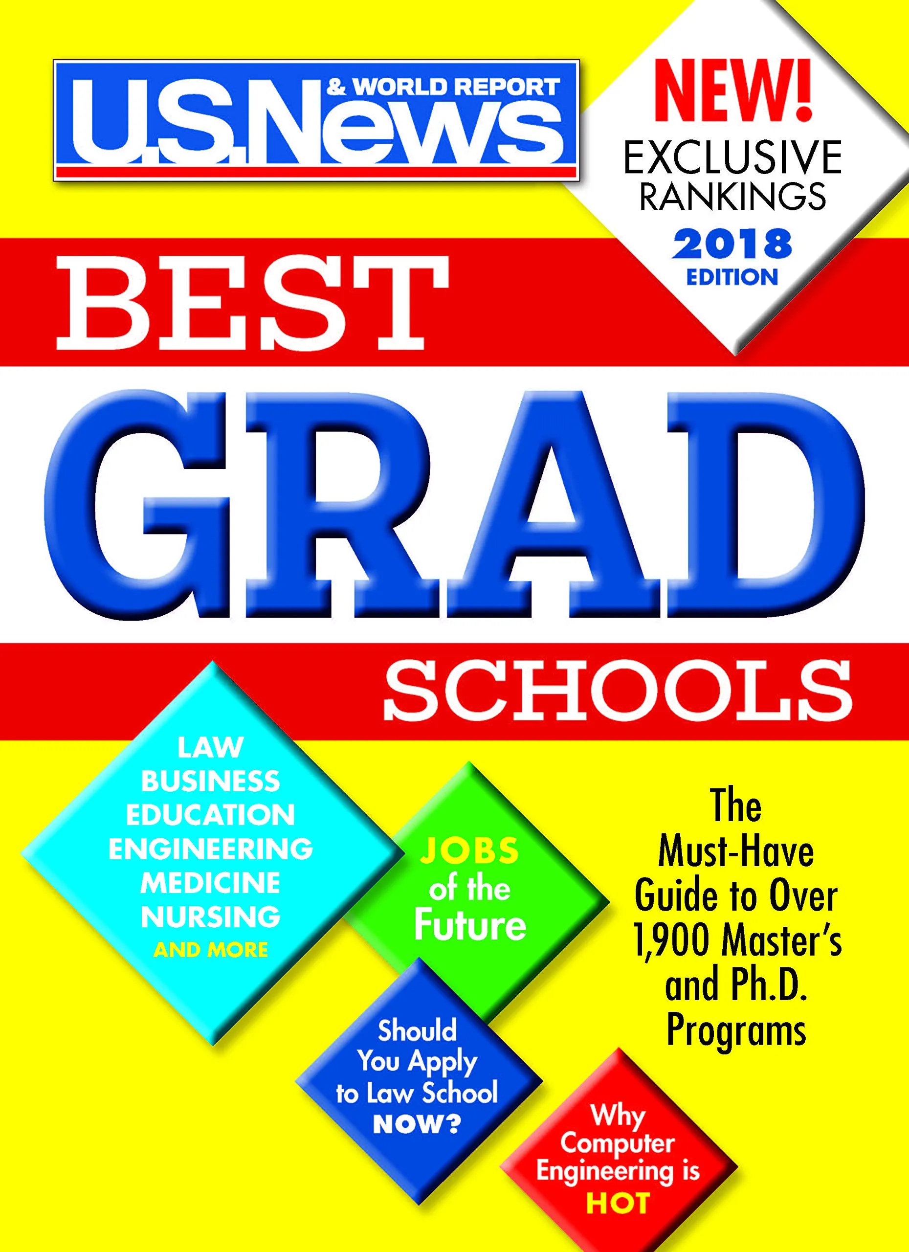 Best Graduate Schools Guide 2018 – Rankings, Insights & Financial Aid for 1,900 Programs