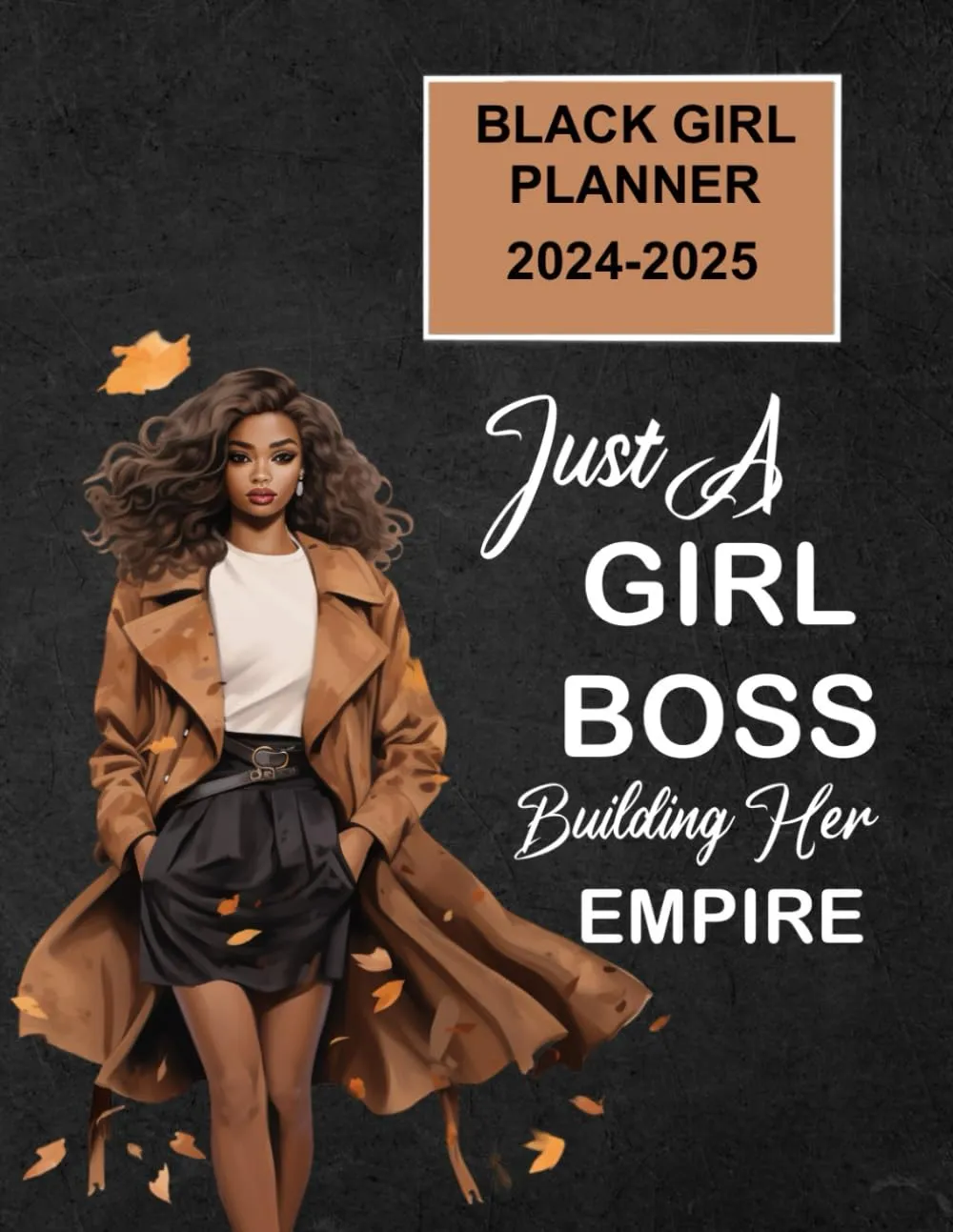 Black Girl Planner 2024-2025: 2-Year Monthly Organizer with Holidays & Inspirational Quotes