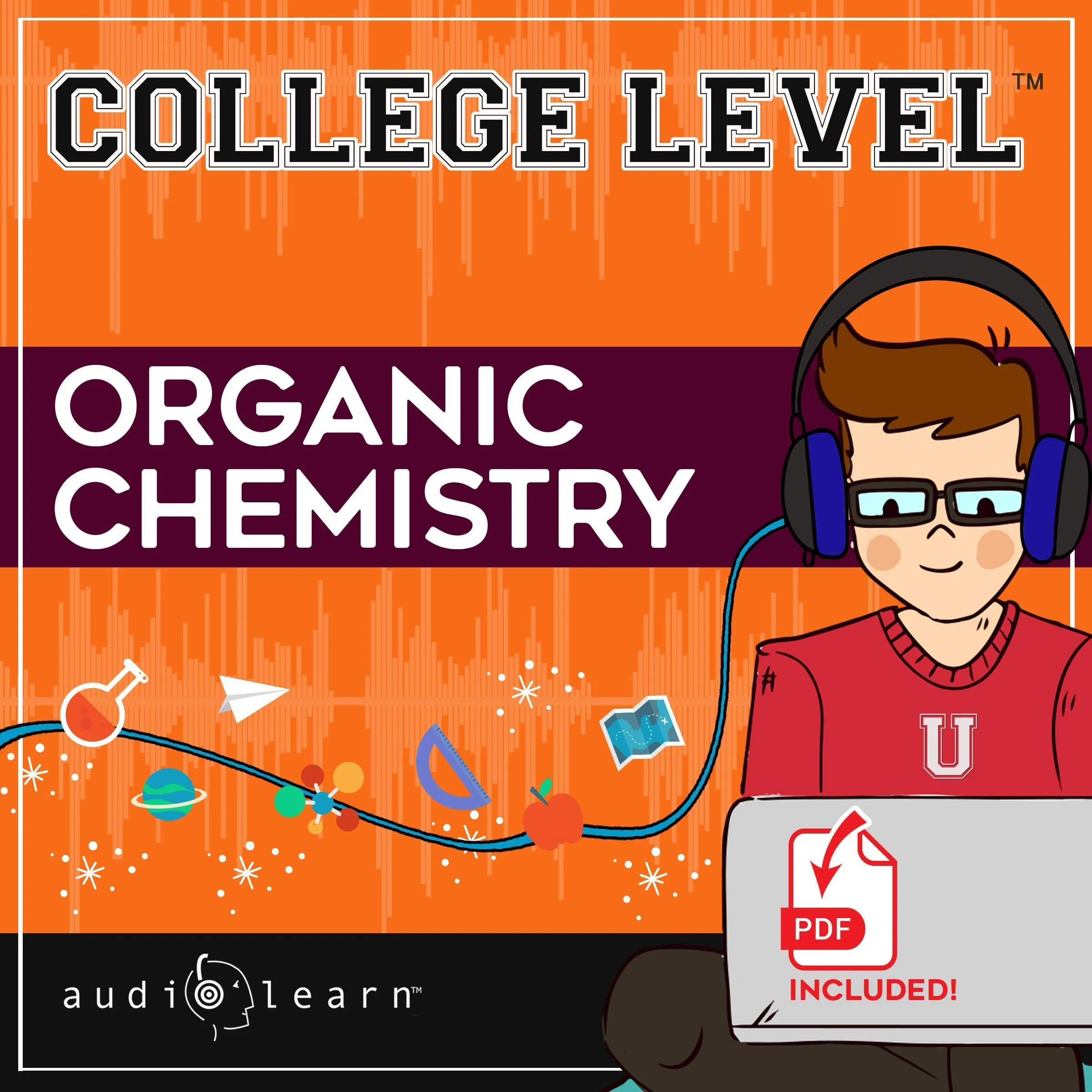 College Level Organic Chemistry Audiobook with PDF Manual - Essential Topics Covered