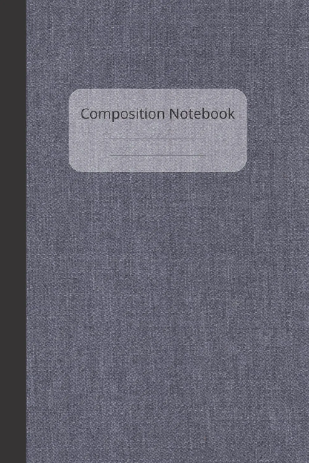 Composition Ruled Notebook 6x9 Inches Wide Rule Paperback 100 Pages White - Peterson's