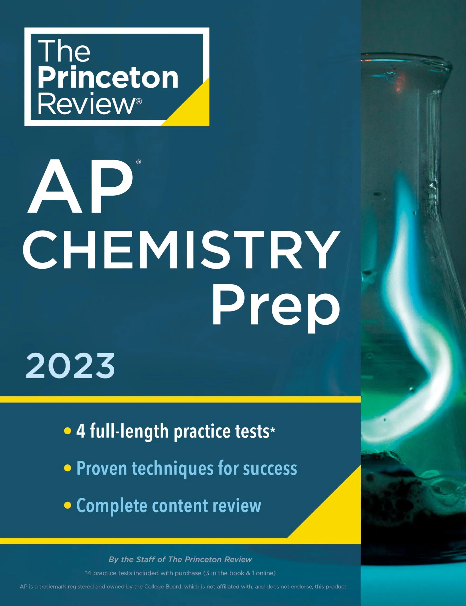 Comprehensive AP Chemistry Prep 2023 with 4 Practice Tests, Strategies & Techniques