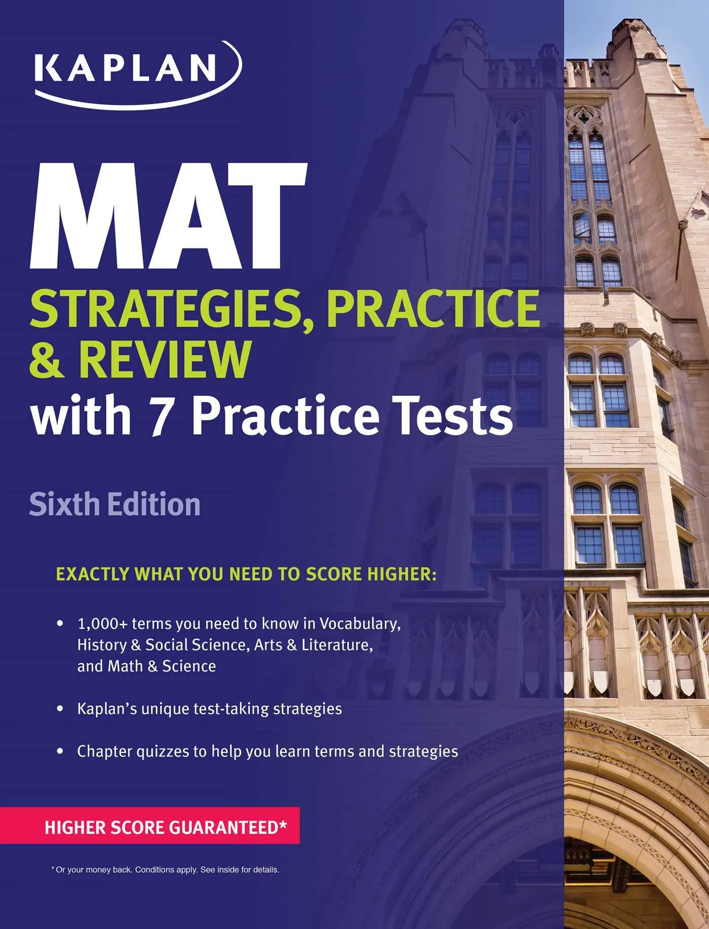 Comprehensive MAT Strategies, Practice & Review Guide by Kaplan for Graduate Test Success