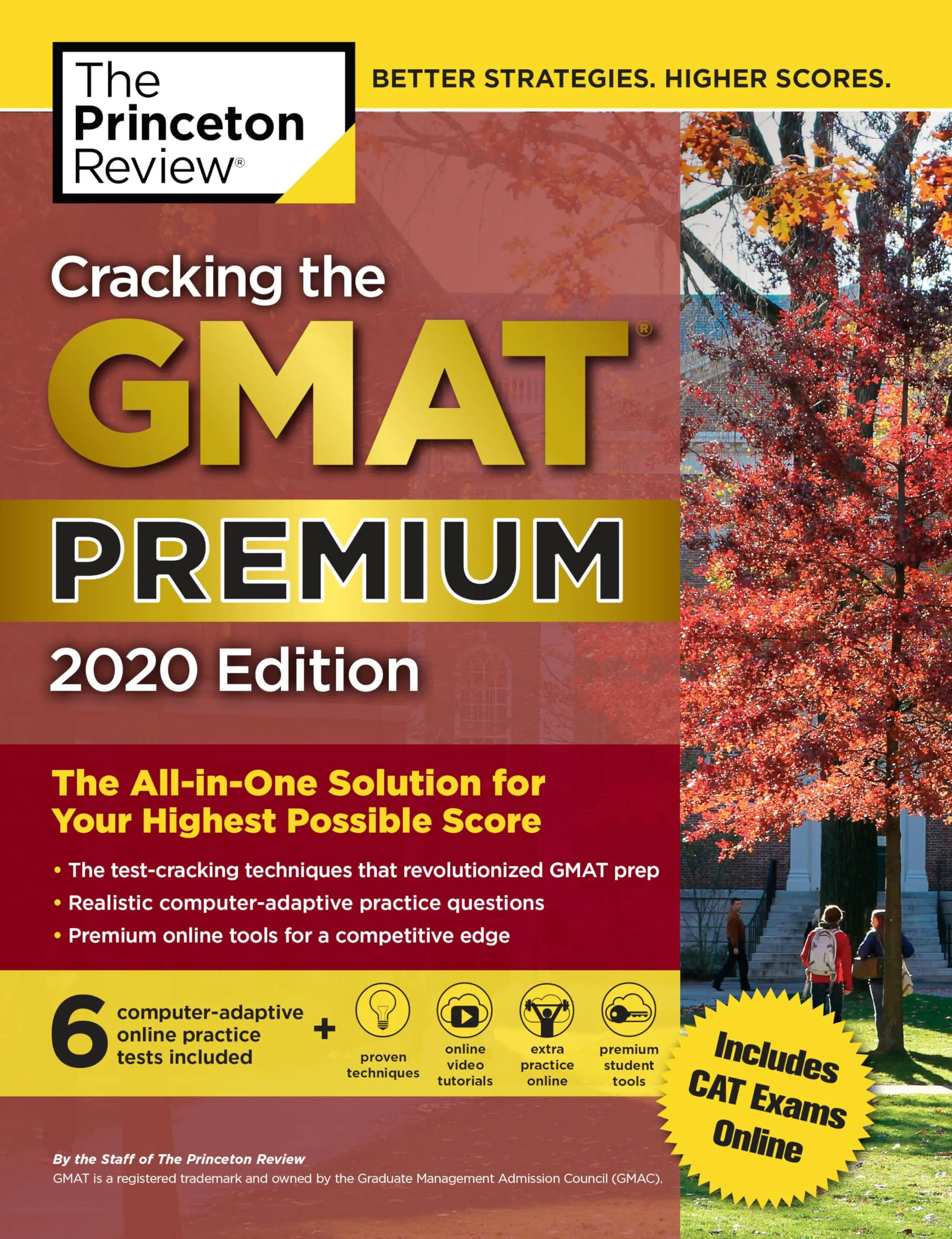 Cracking the GMAT Premium Edition 2020: All-in-One Guide with 6 Adaptive Practice Tests