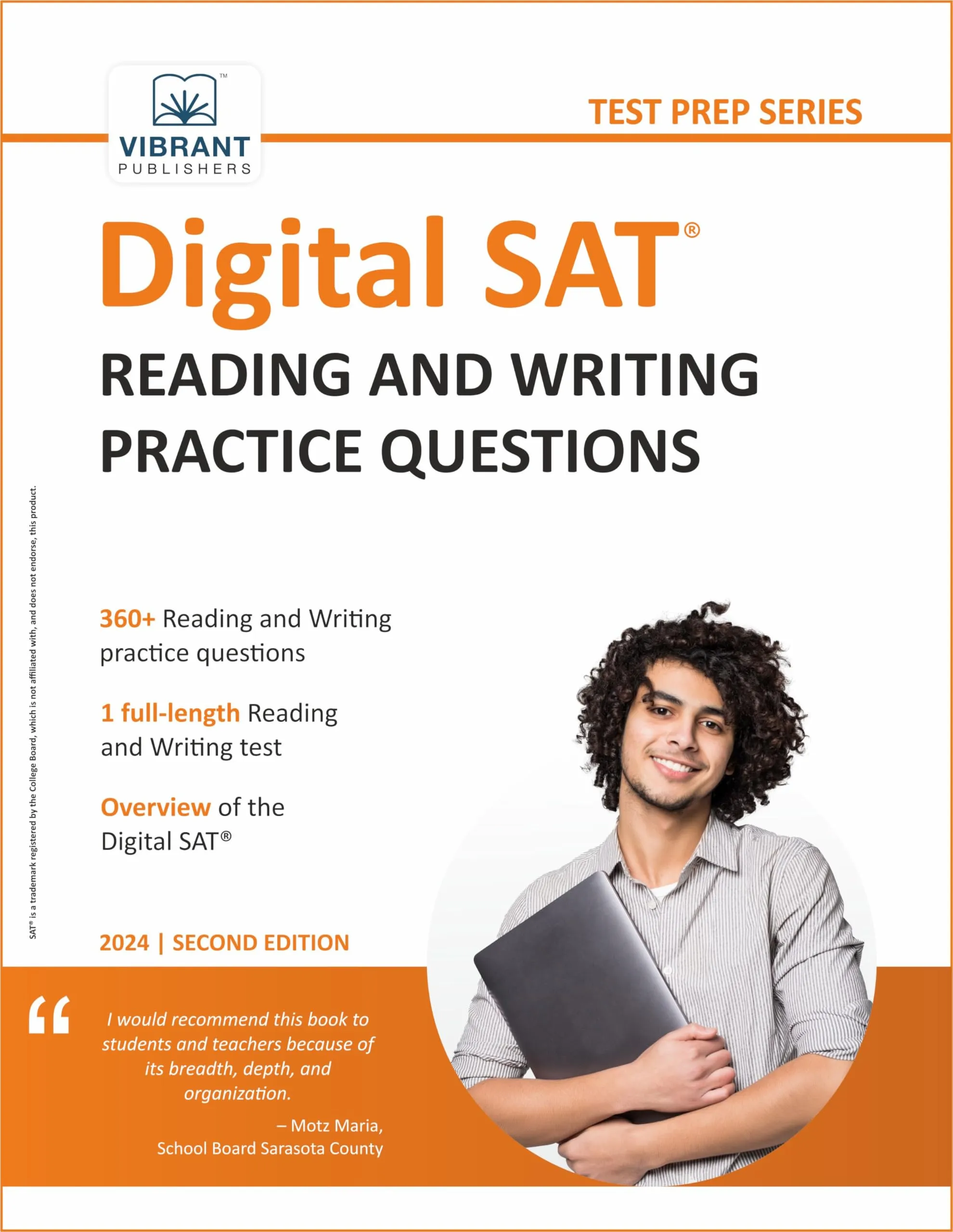 Digital SAT Reading and Writing Practice Questions by Vibrant Publishers