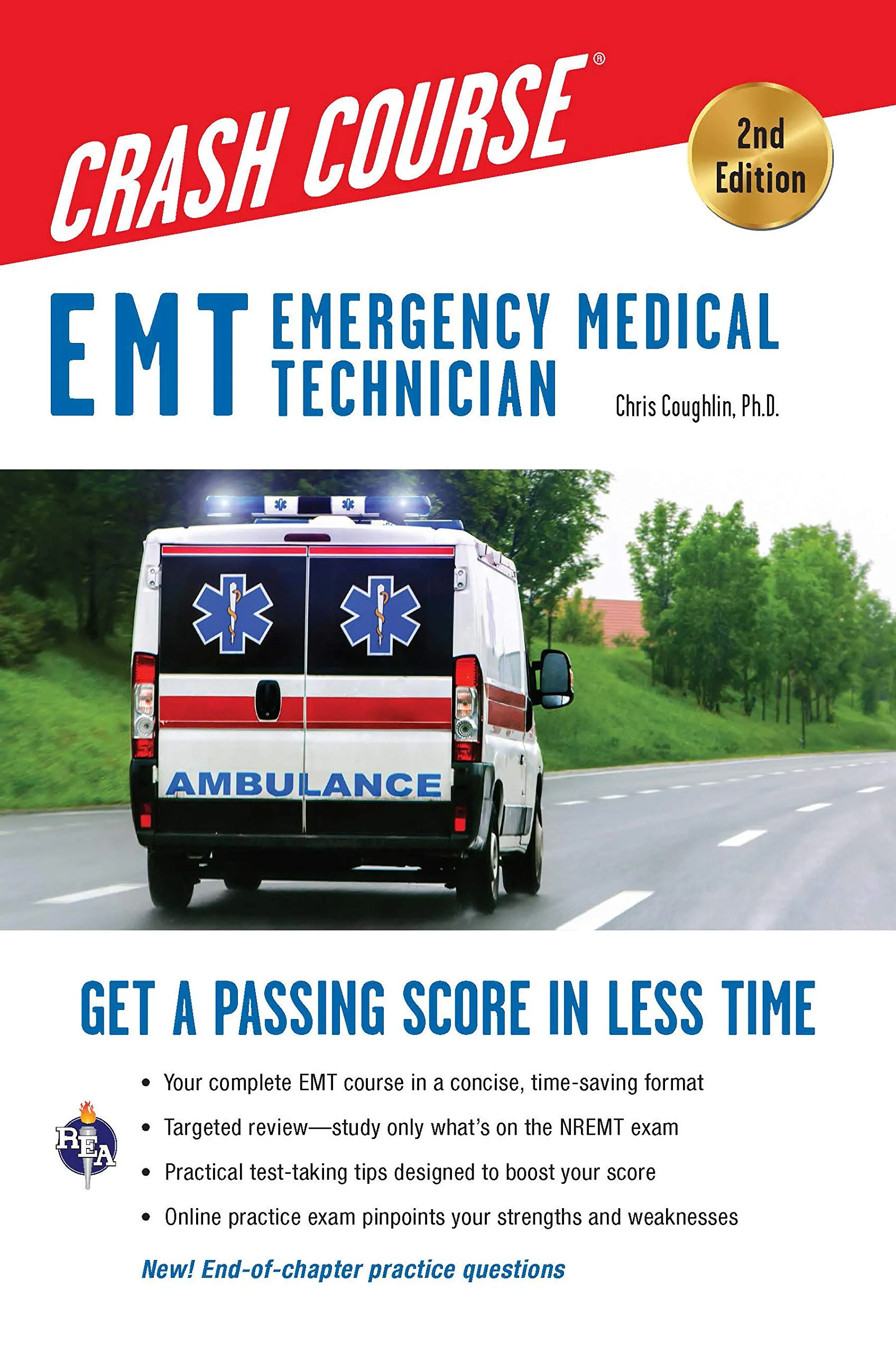 EMT Crash Course with Online Practice Test for NREMT Certification Exam Preparation