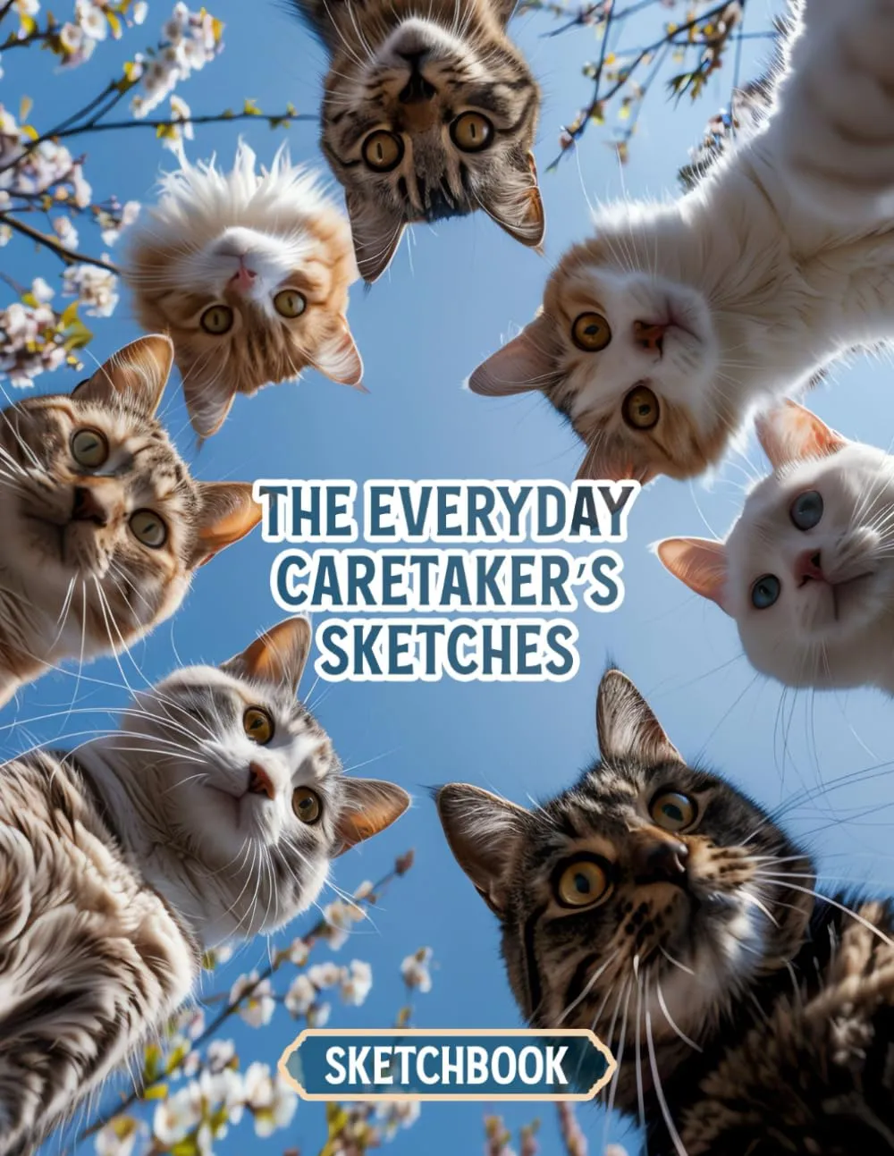 Everyday Caretaker's Sketchbook - 8.5'x11' Blank Drawing Pages for Artists, Professionals & Hobbyists