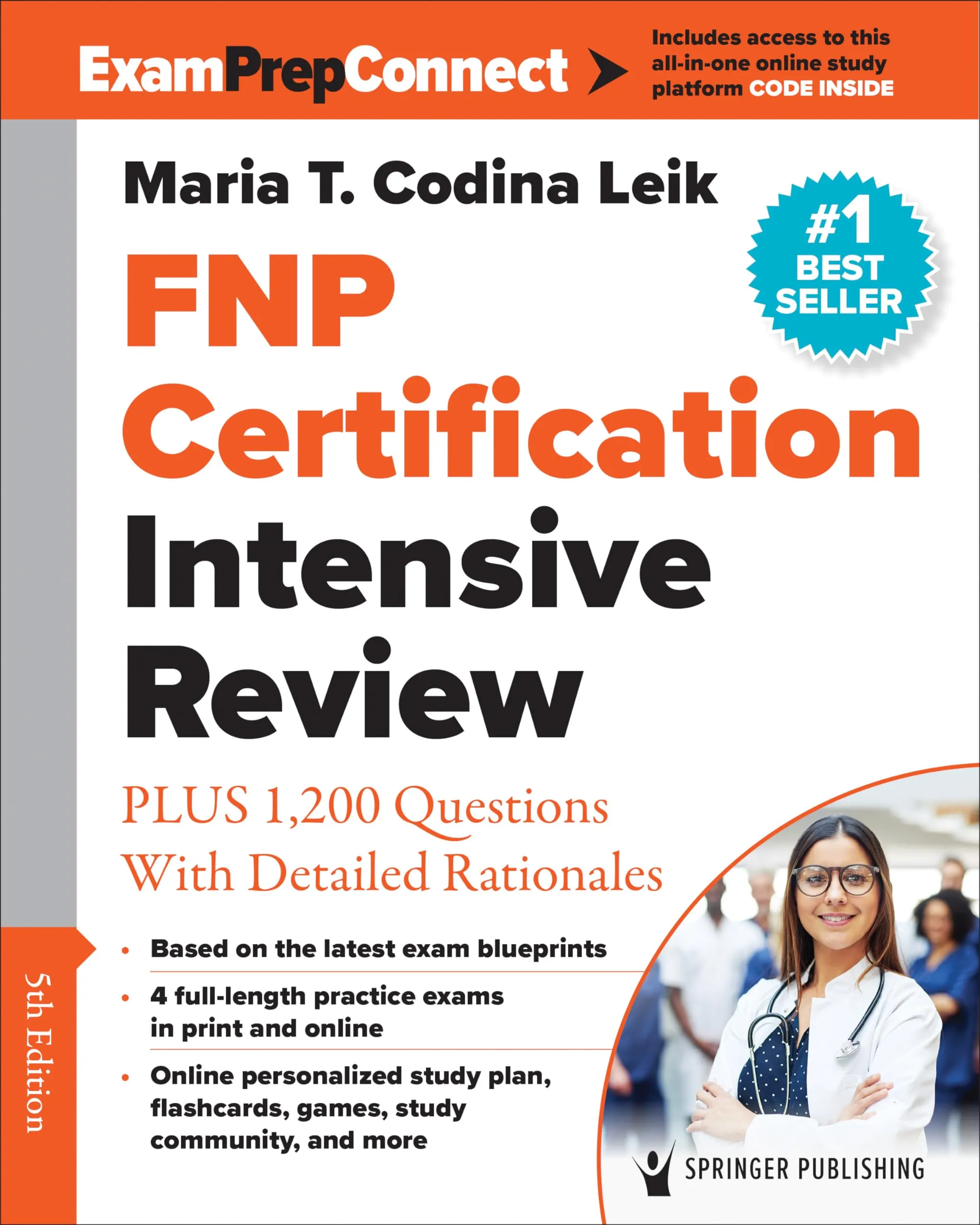 FNP Certification Intensive Review with 1,200 Questions & 6-Month Access to ExamPrepConnect