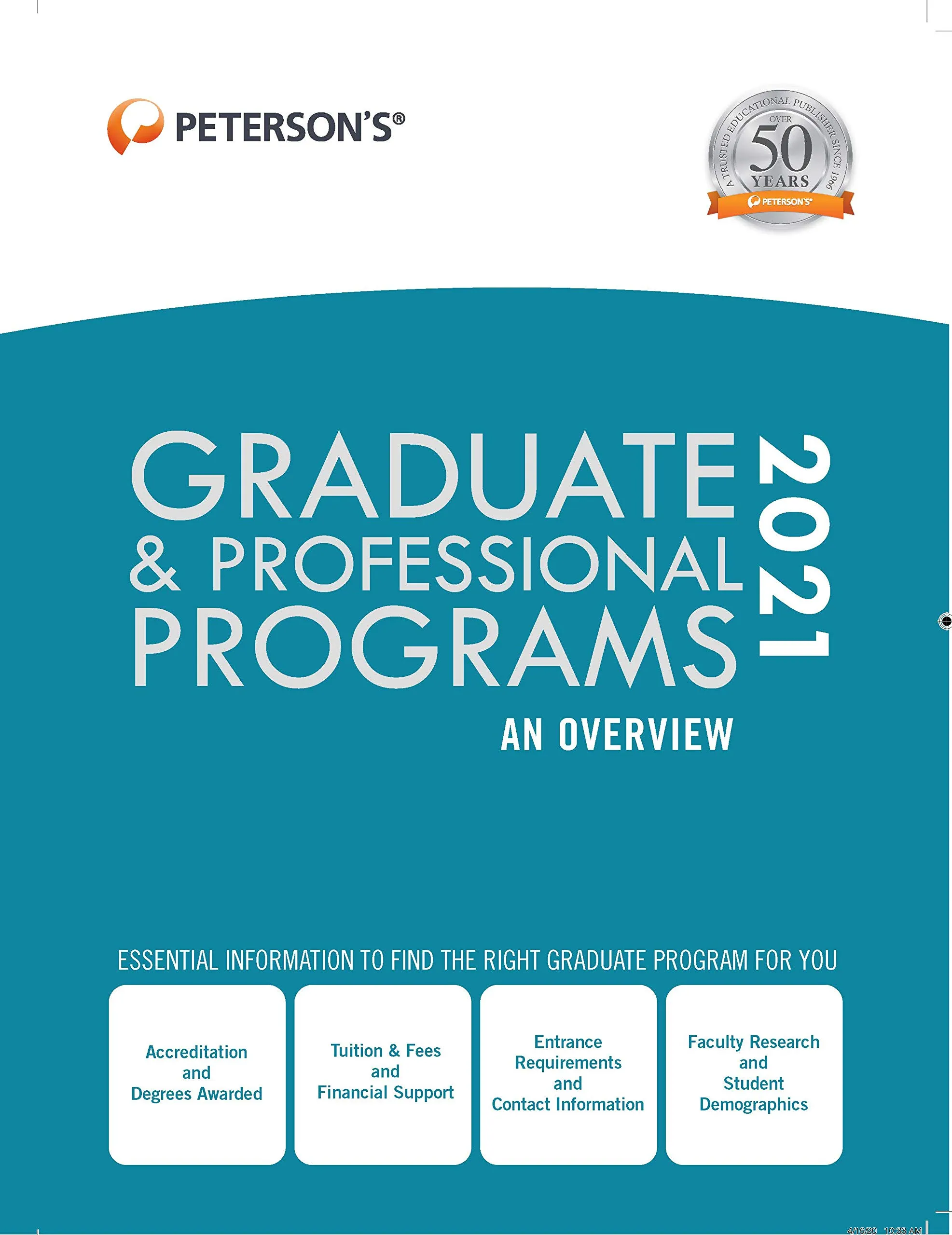 Graduate & Professional Programs 2021 Overview - 2000+ University Profiles, Degrees & More