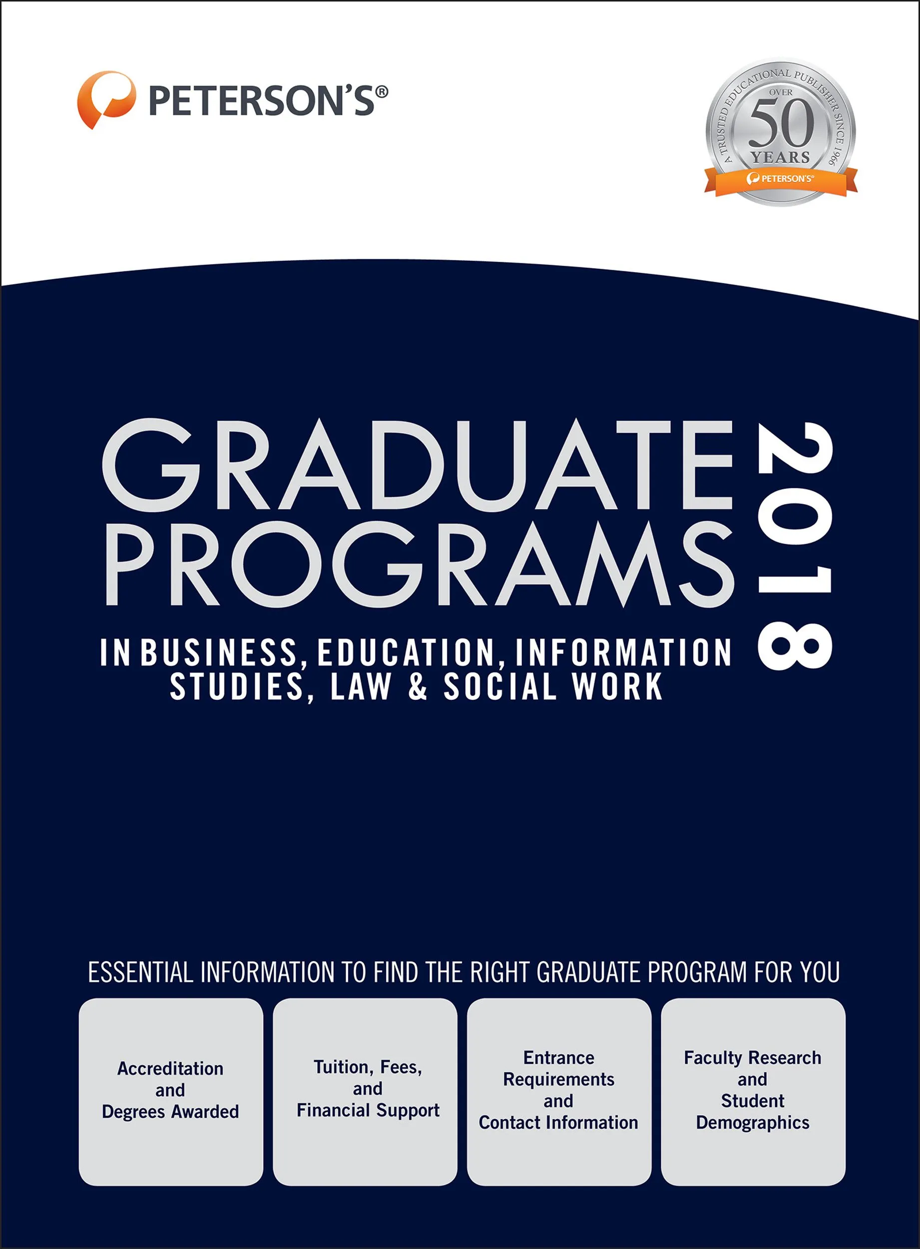 Graduate Programs 2018 in Business, Education, Information Studies, Law & Social Work