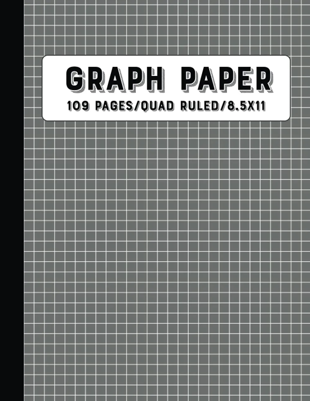 Graph Paper Composition Notebook 8.5x11, Quad Ruled, 109 Sheets for Designers & Students