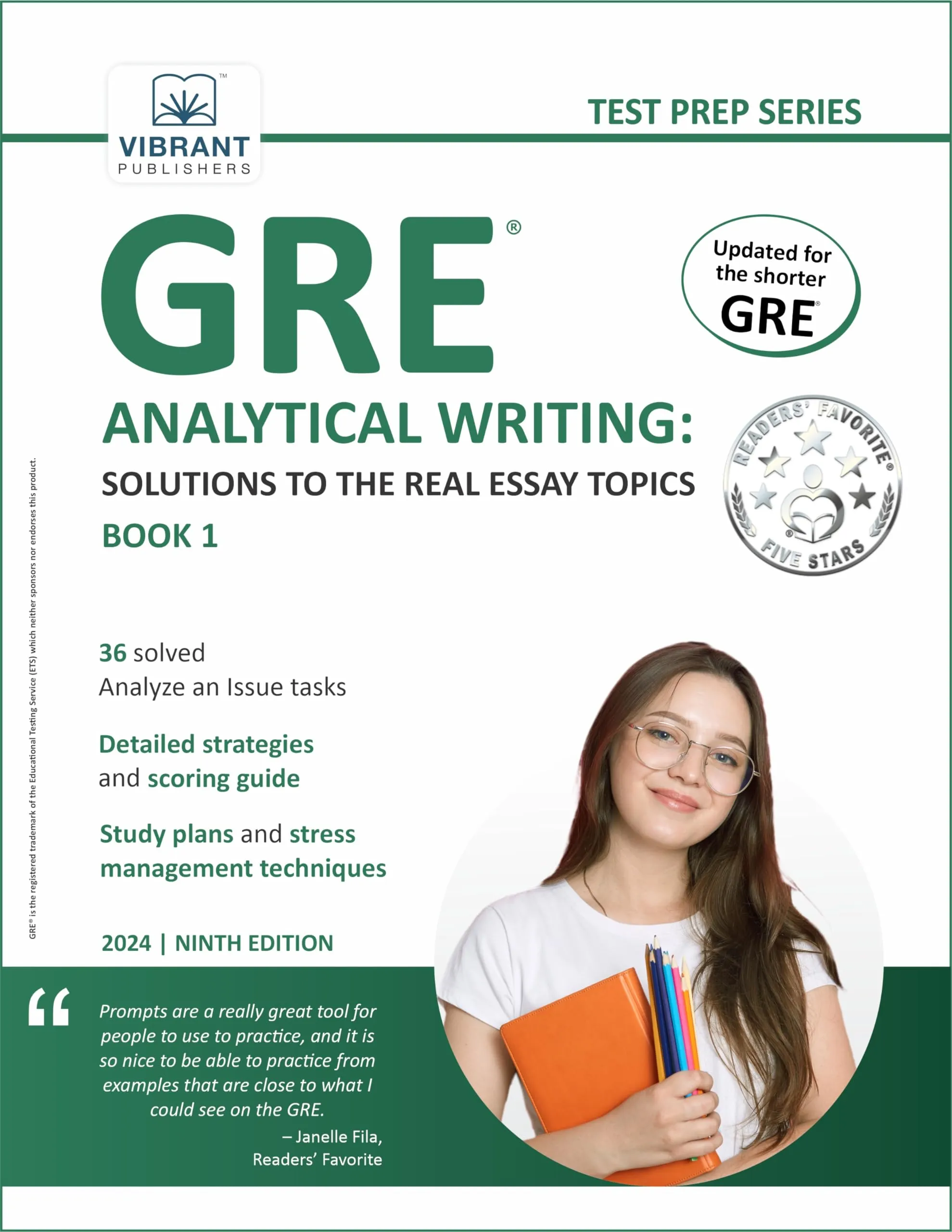 GRE Analytical Writing Solutions - 2024 Edition for Real Essay Topics