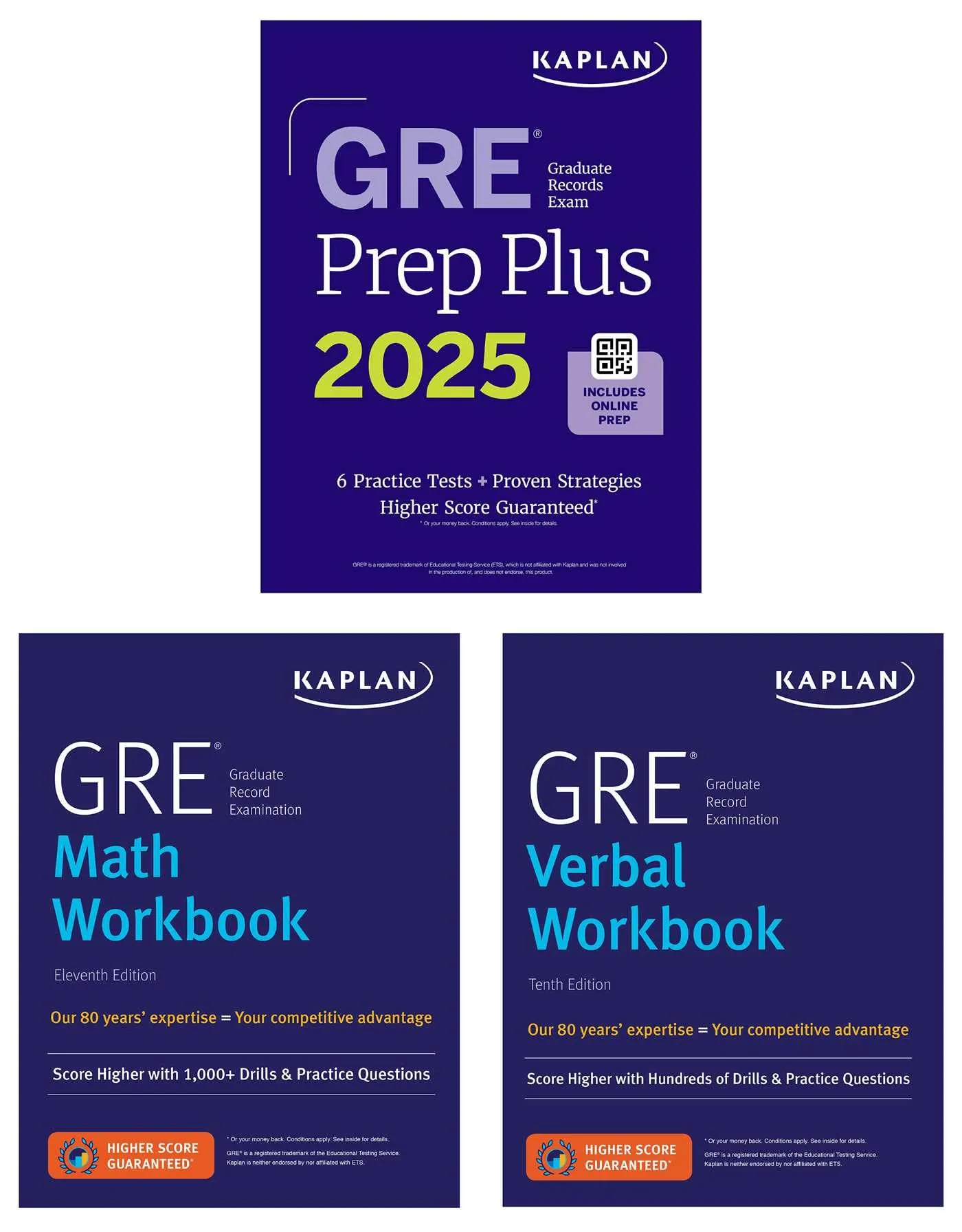 GRE Complete 2025 Kaplan Test Prep with 5 Full-Length Online Tests & Expert Strategies