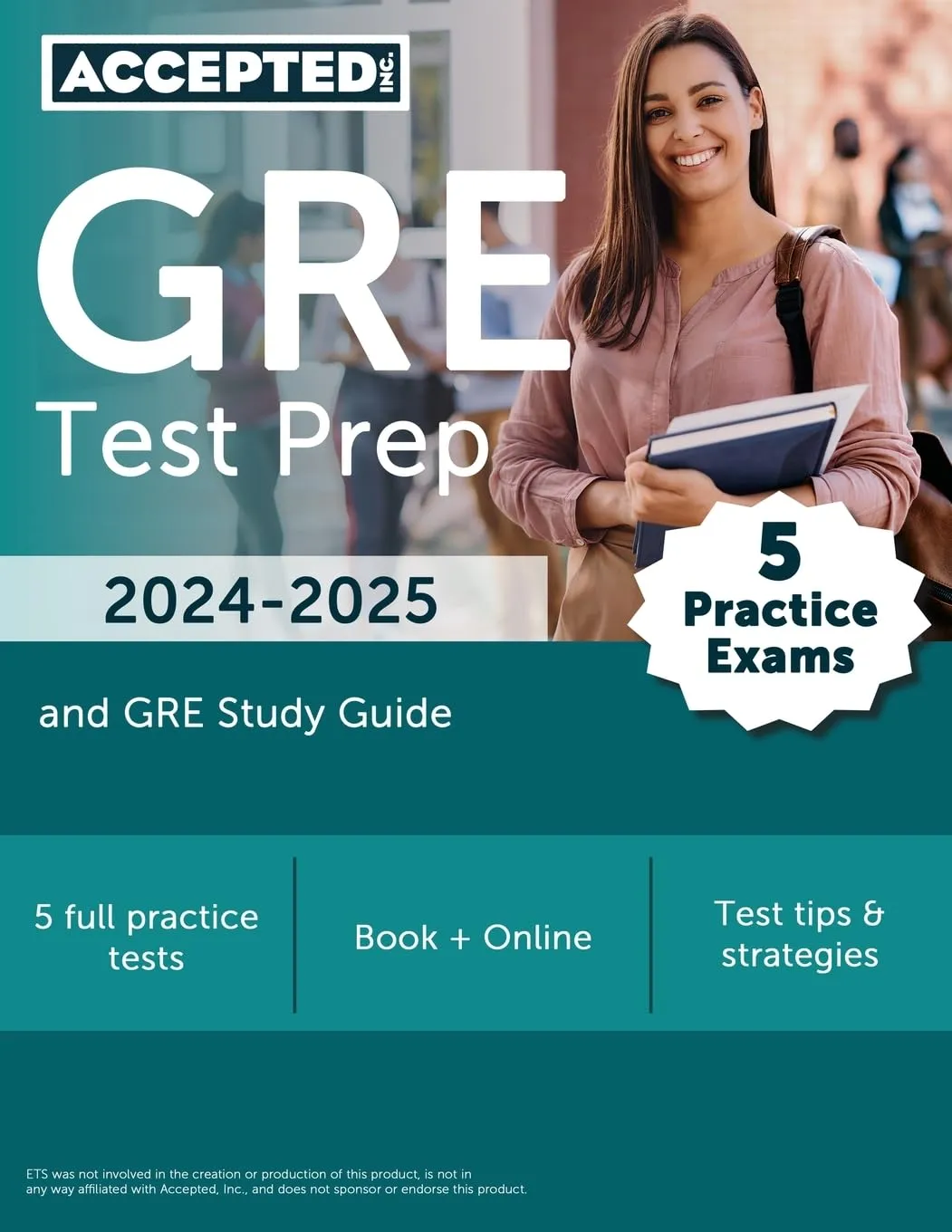 GRE Test Prep 2024-2025: 5 Practice Exams, Study Guide for GRE Success