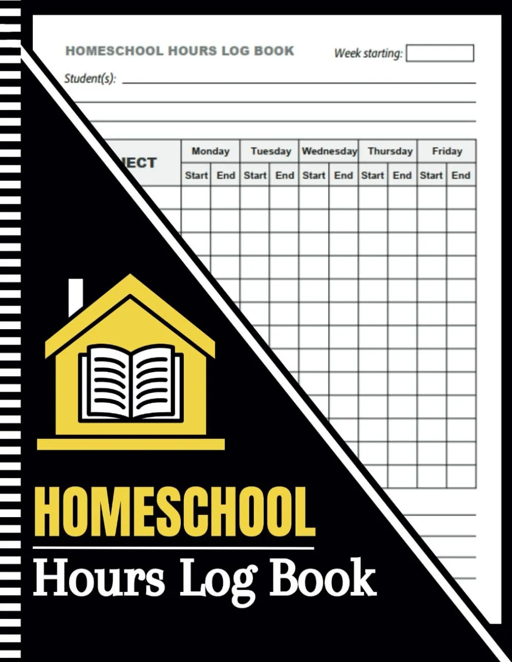 Homeschool Hours Log Book