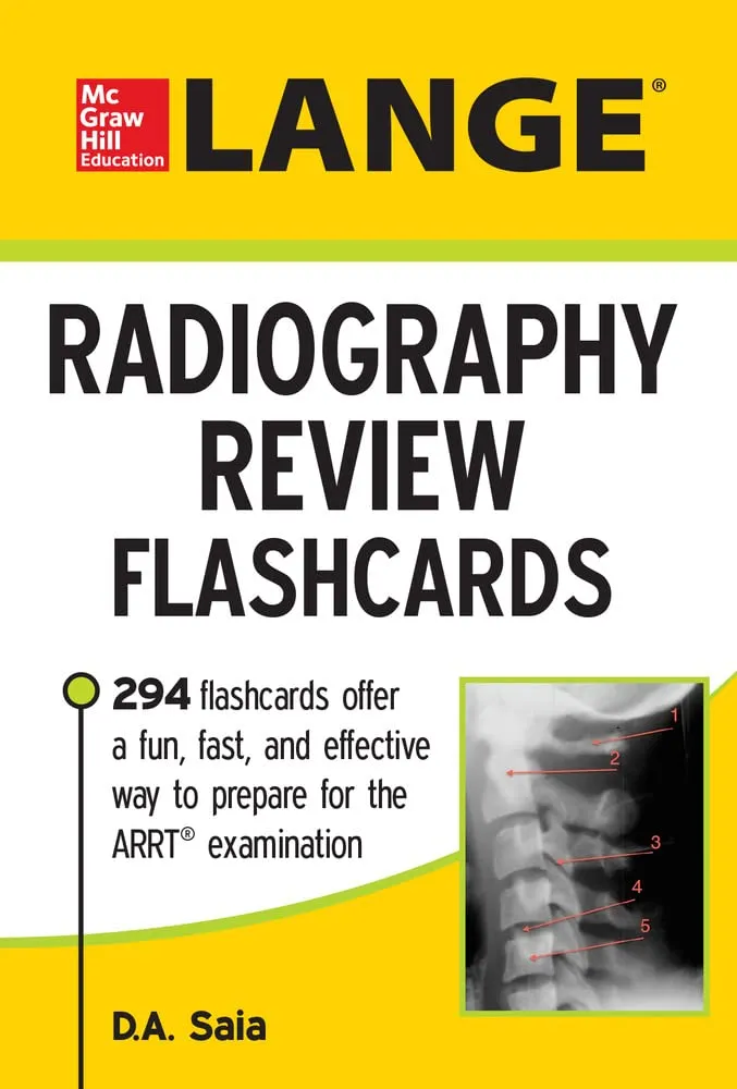 LANGE Radiography Review Flashcards by McGraw-Hill Education - 294 High-Yield Study Cards