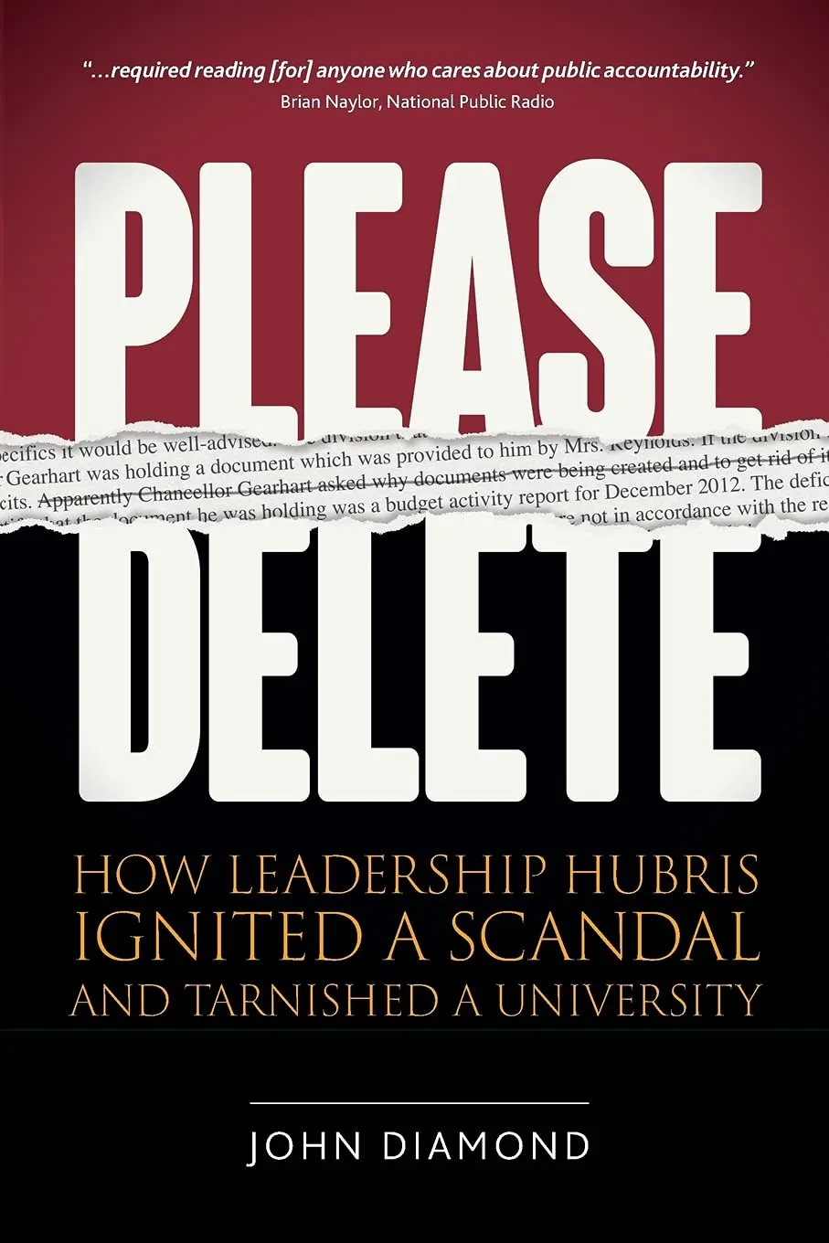 Leadership Hubris and Scandal: A Cautionary Tale of University Brand Tarnishing