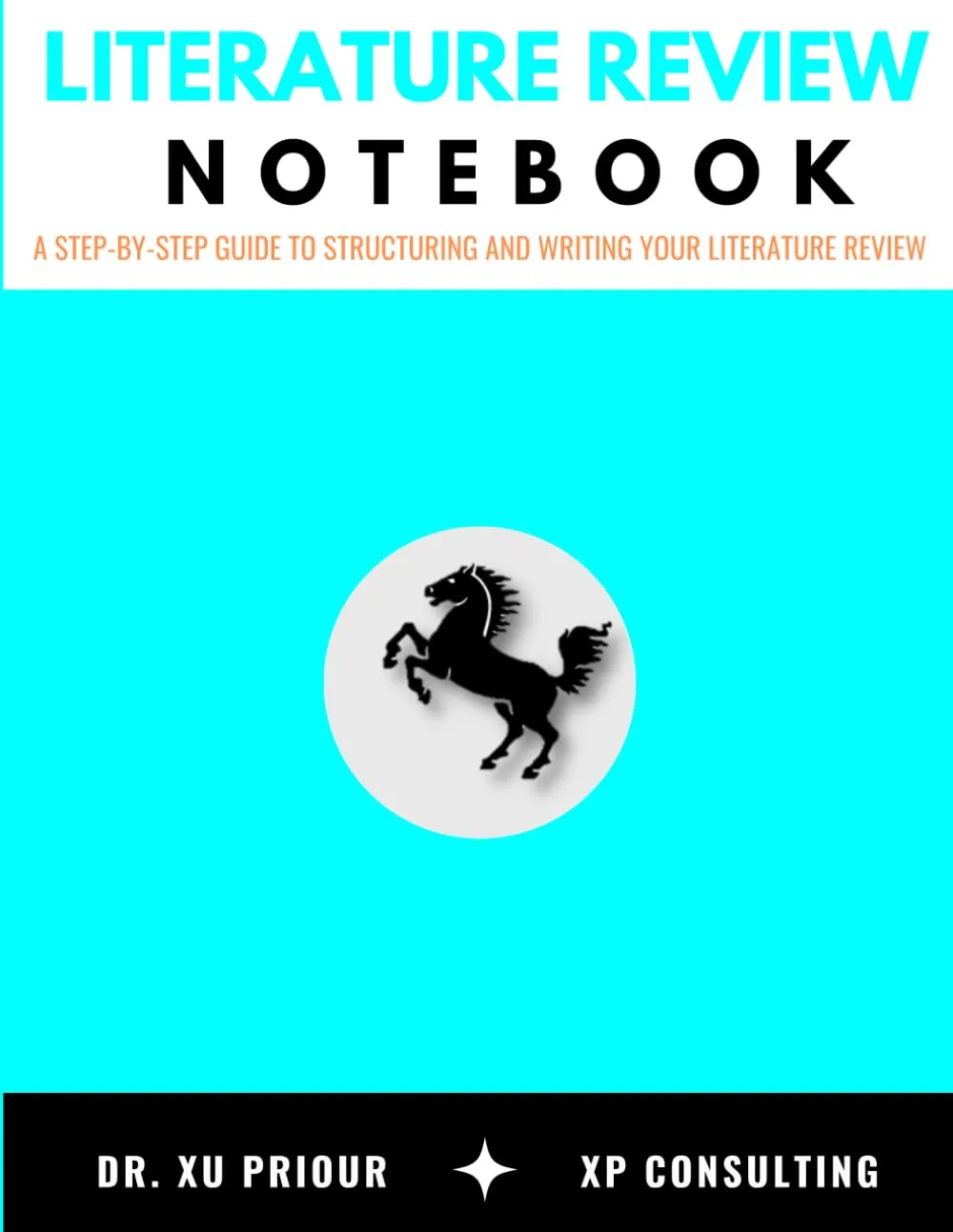 Literature Review Notebook A4 - Aqua Template for Systematic Reviews & Structured Summaries