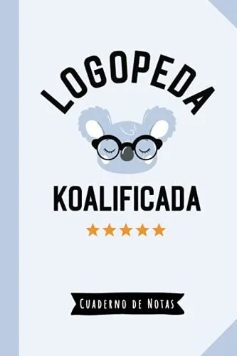 Logopeda Koalificada Cuaderno de Notas A5 Rayado - Regalo Original para Logopeda