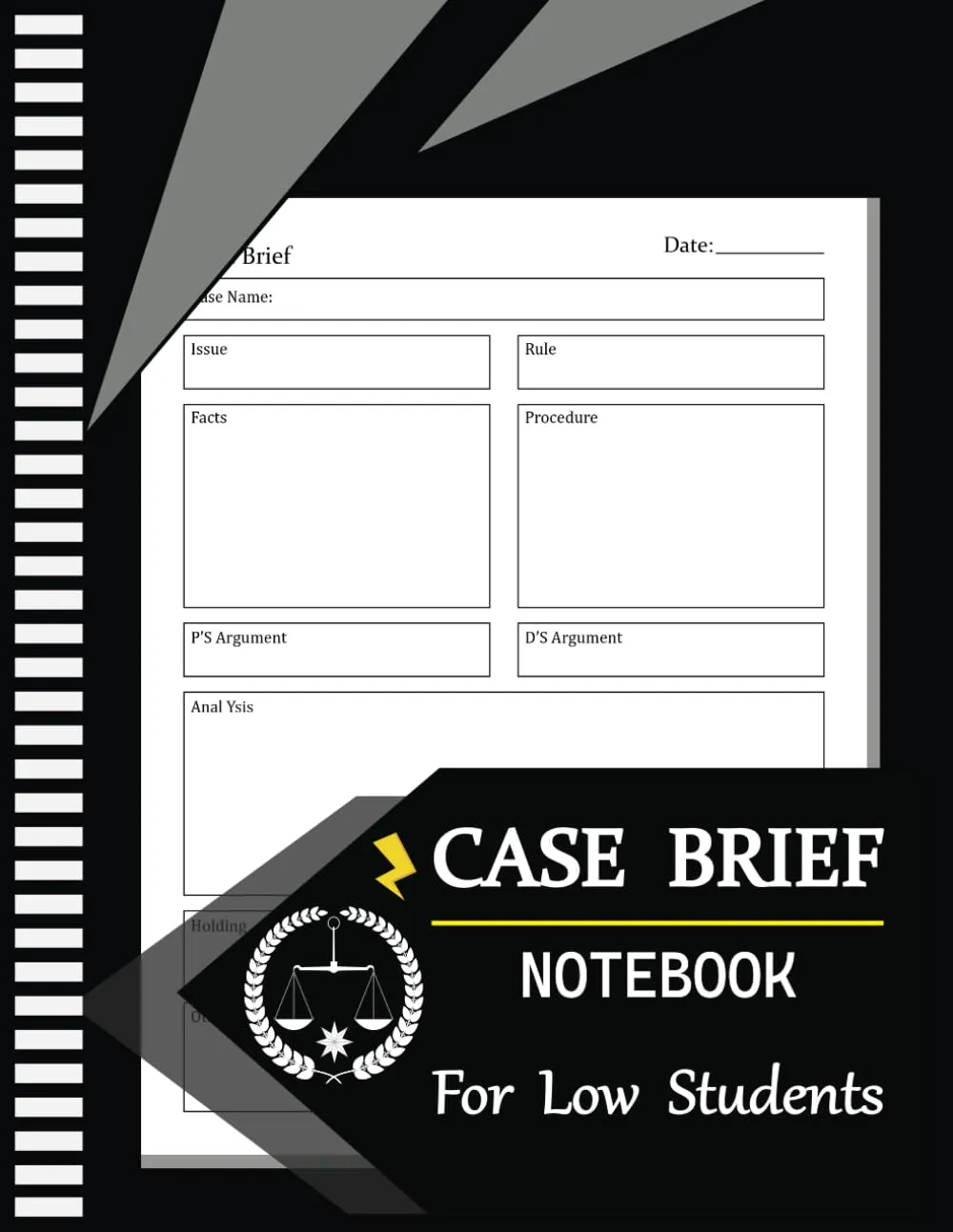 Low School Case Brief Notebook