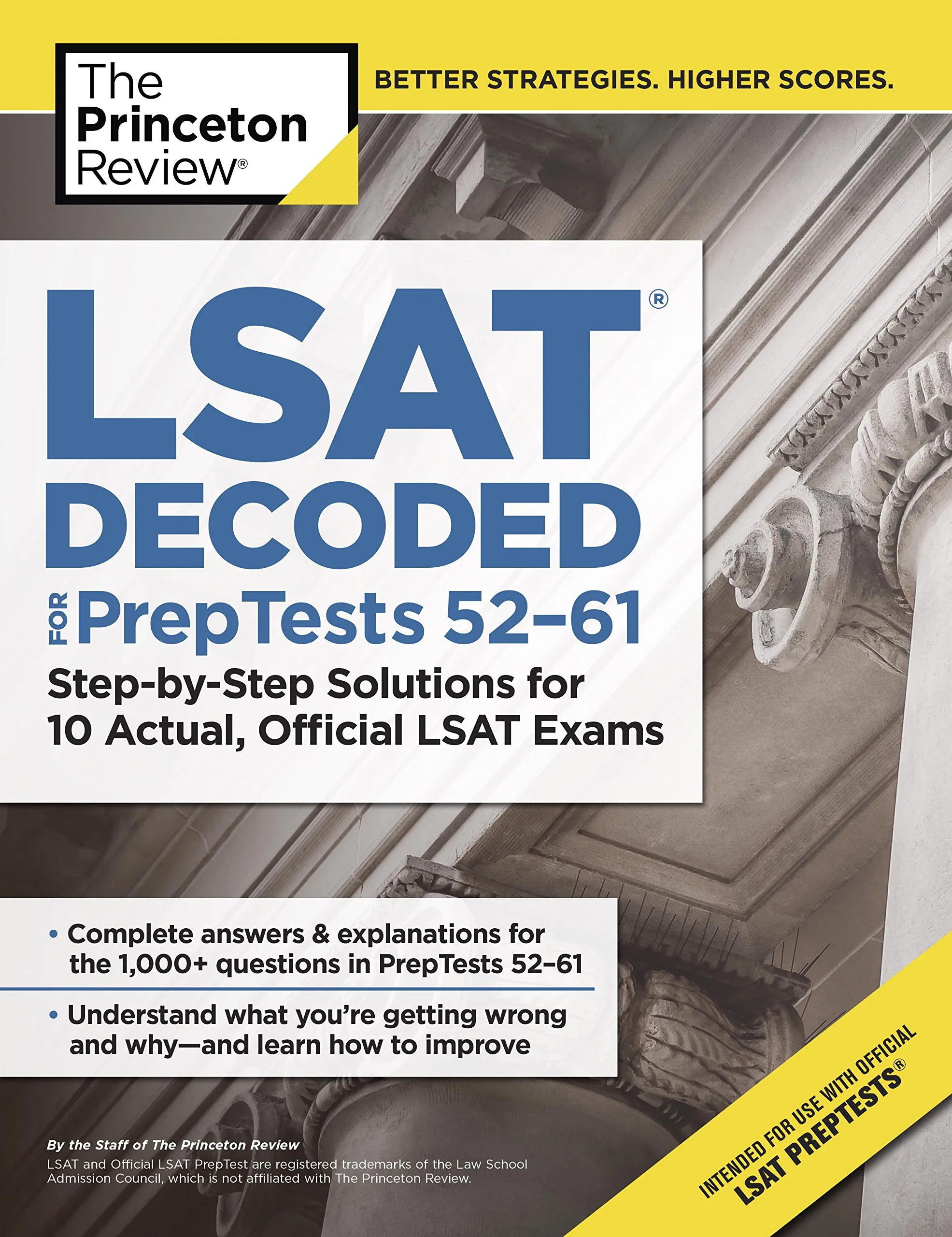 LSAT Decoded (PrepTests 52-61): Step-by-Step Solutions for Official LSAT Exams