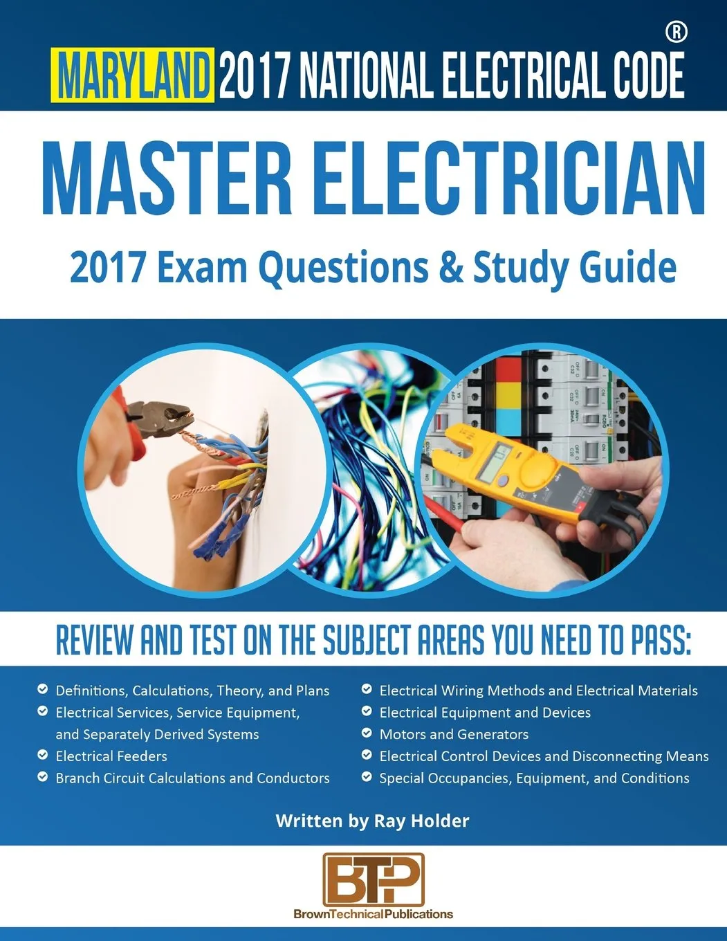 Maryland 2017 Master Electrician Study Guide with Practice Exams and Calculations