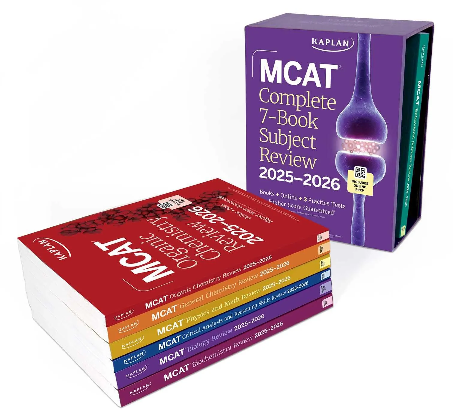 MCAT Complete 7-Book Subject Review 2025-2026 with Online Prep & 3 Practice Tests