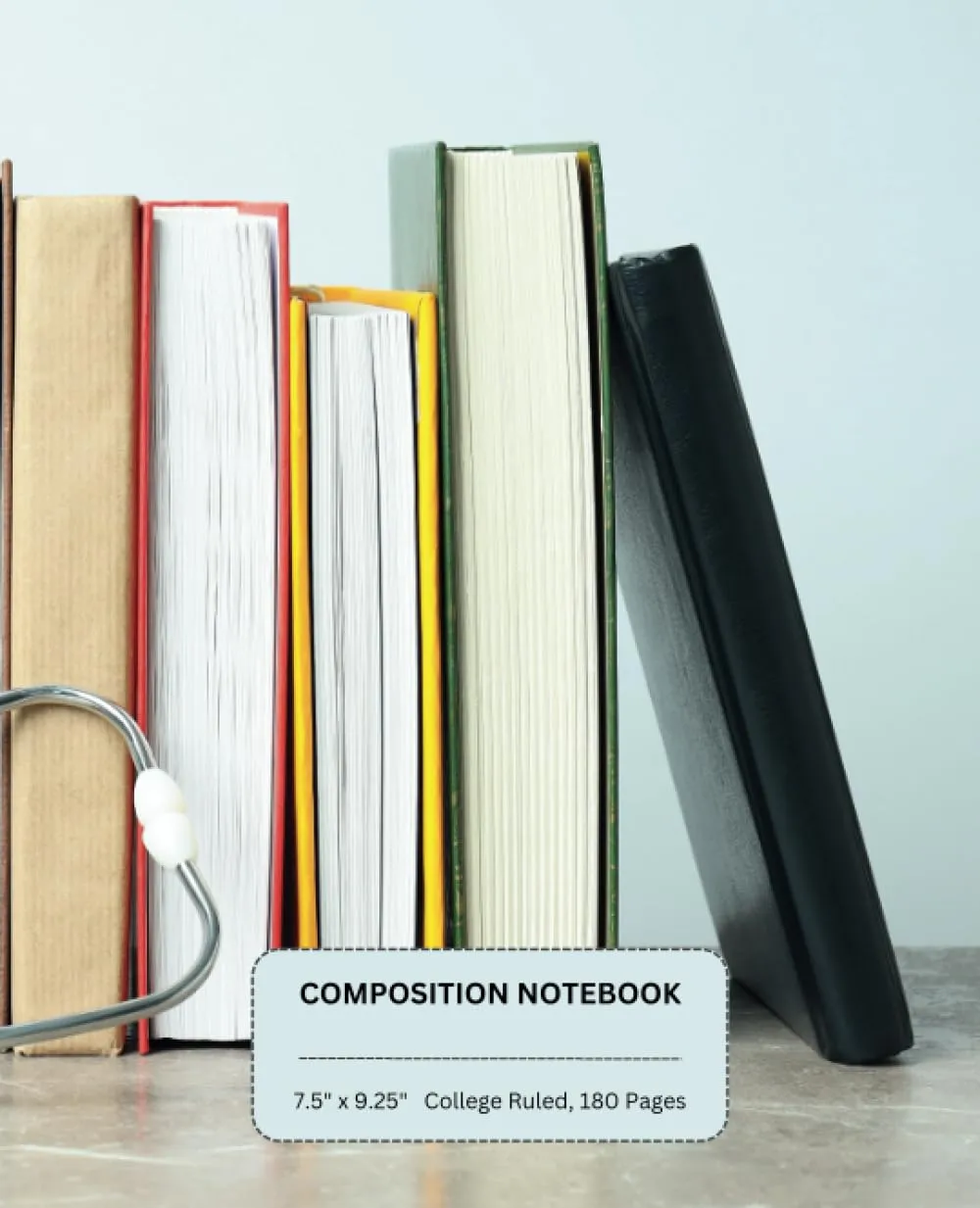 Medical Composition Notebook 180 Pages College Ruled for Students and Work