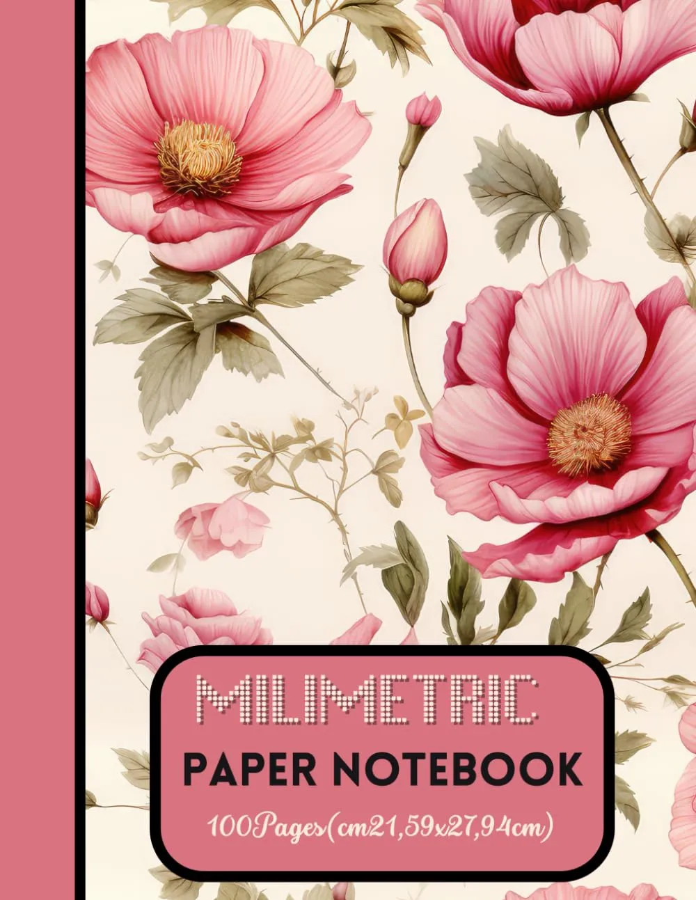 MILIMETRIC PAPER NOTEBOOK 8.5x11 Graph Paper for Mathematics, Physics, and Science Students