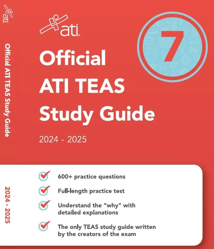 Official ATI TEAS Study Guide 2024-2025 Edition by American Technical Publishers