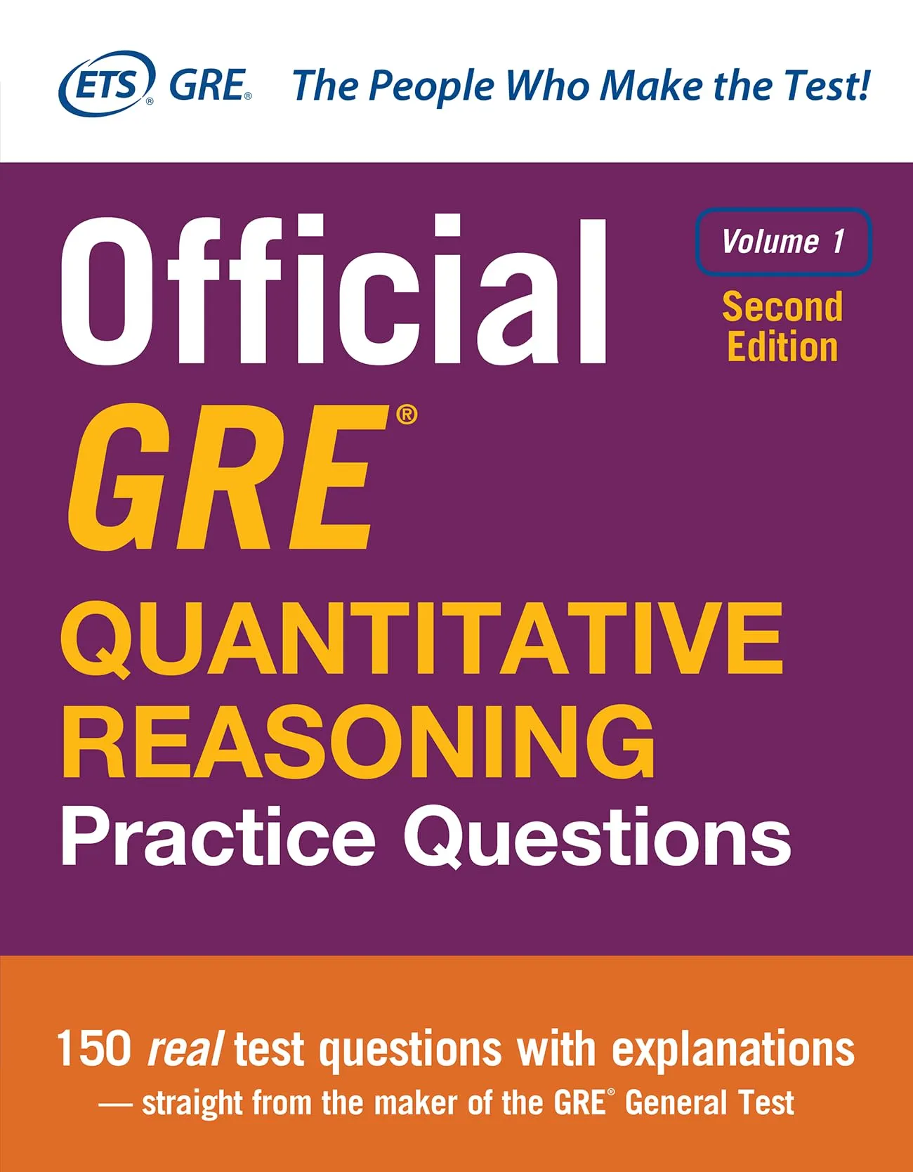 Official GRE Quantitative Reasoning Practice Questions, Second Edition, Volume 1 by McGraw-Hill