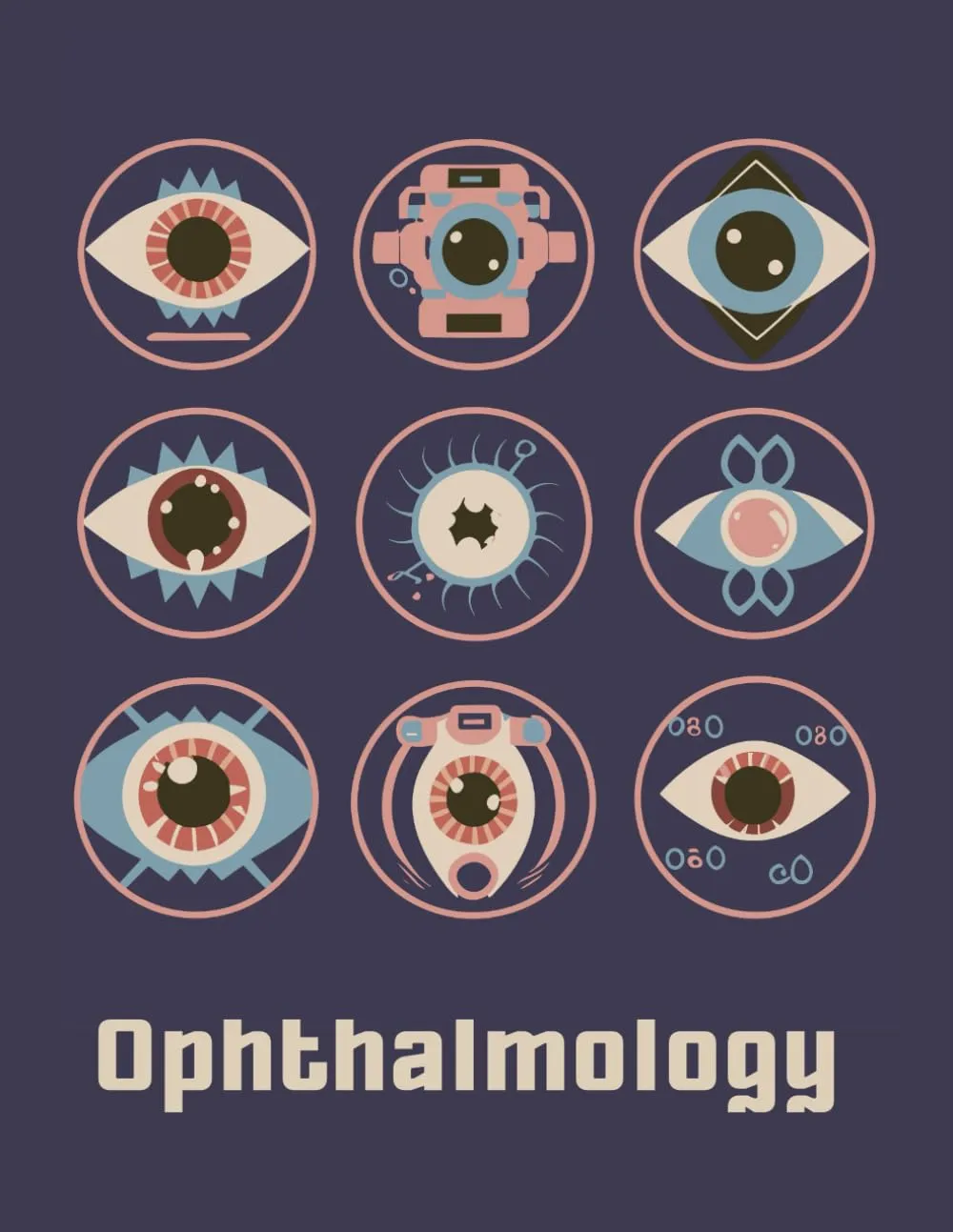 Optometry & Ophthalmology Icon Themed Notebook - Ideal Gift for Optometrists & Ophthalmic Technicians