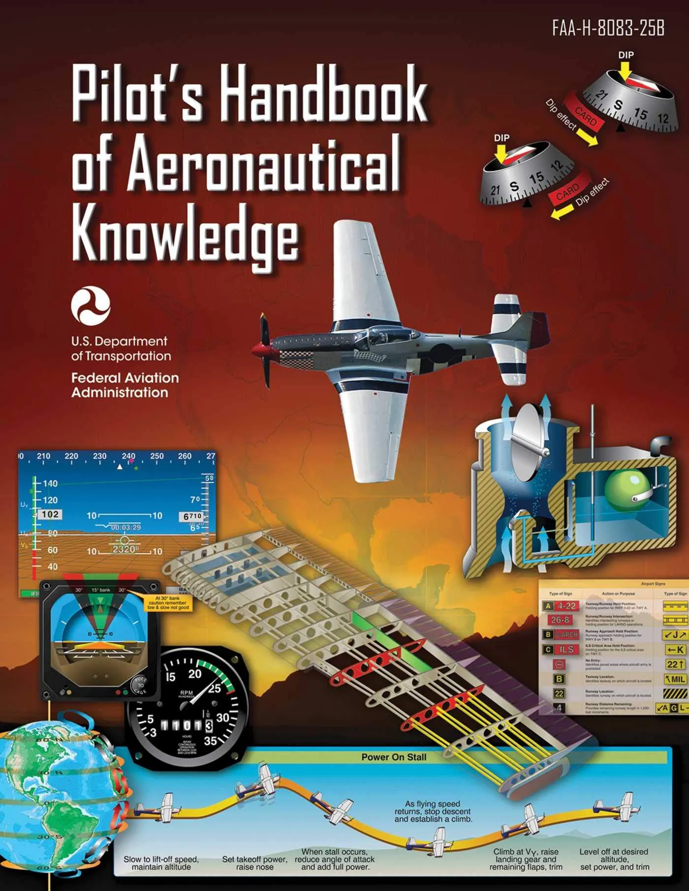 Pilot's Handbook of Aeronautical Knowledge FAA-H-8083-25B for Remote, Sport, Private Pilots