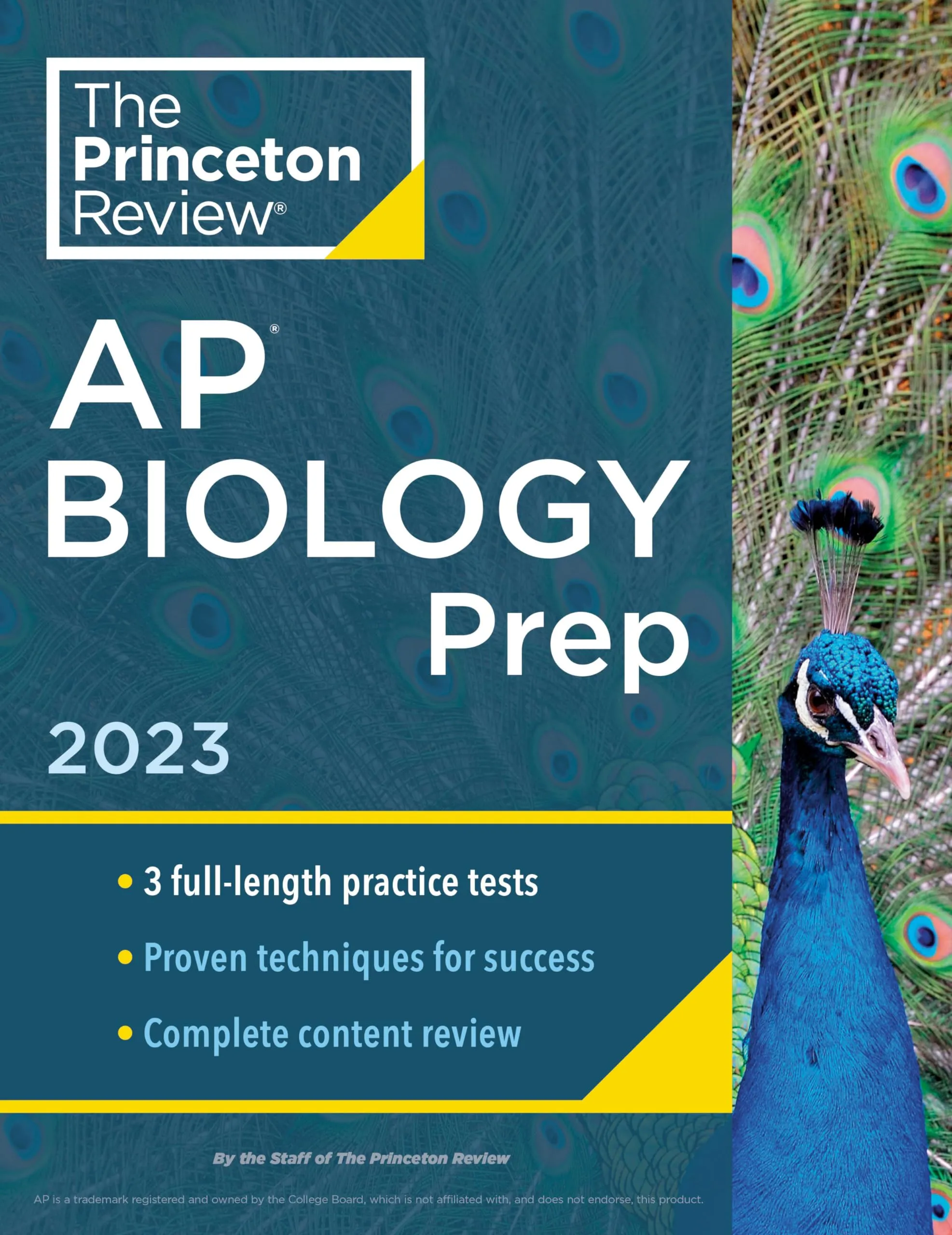 Princeton Review AP Biology Prep 2023: 3 Practice Tests, Complete Review & Strategies Included