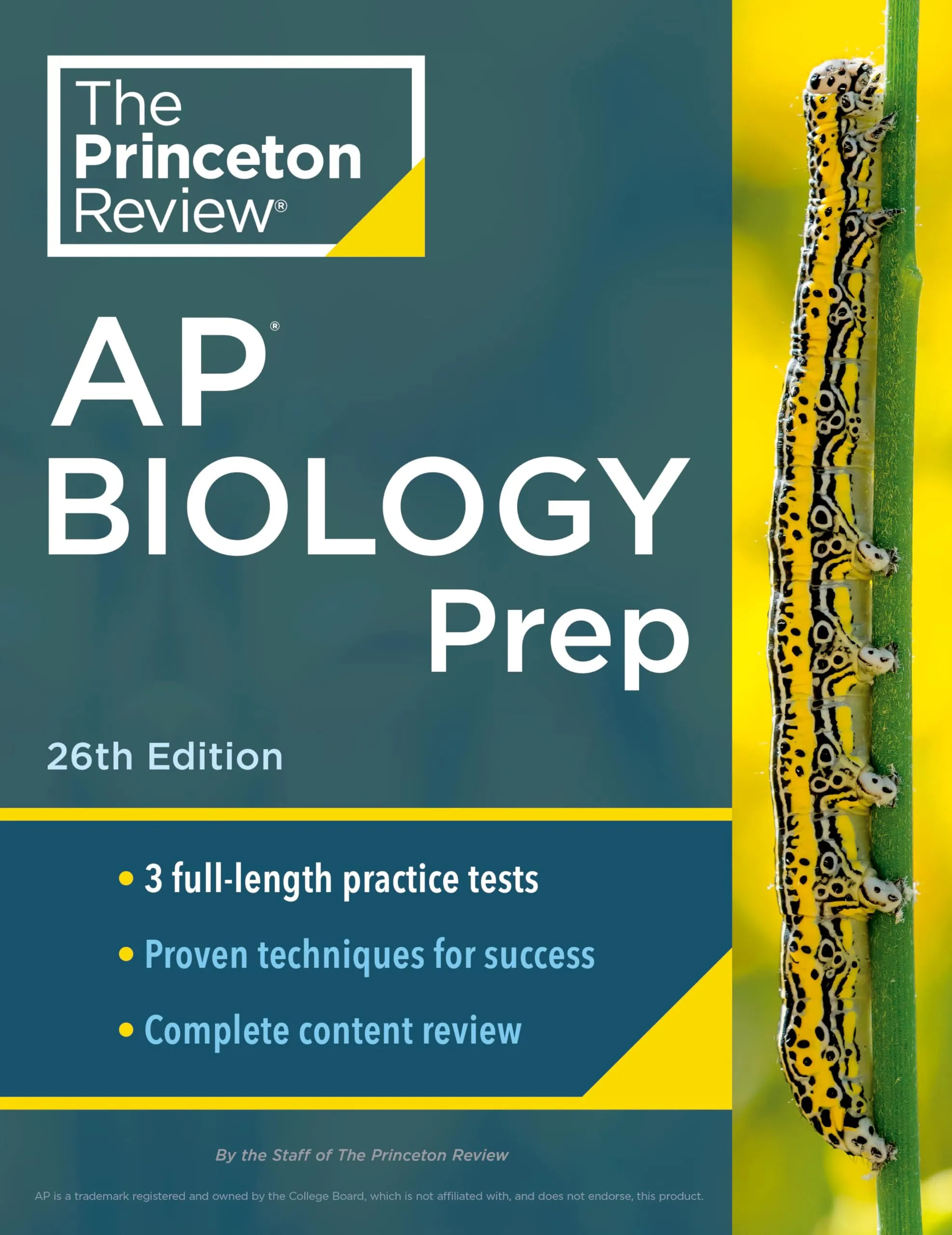 Princeton Review AP Biology Prep, 26th Edition: 3 Practice Tests & Complete Content Review