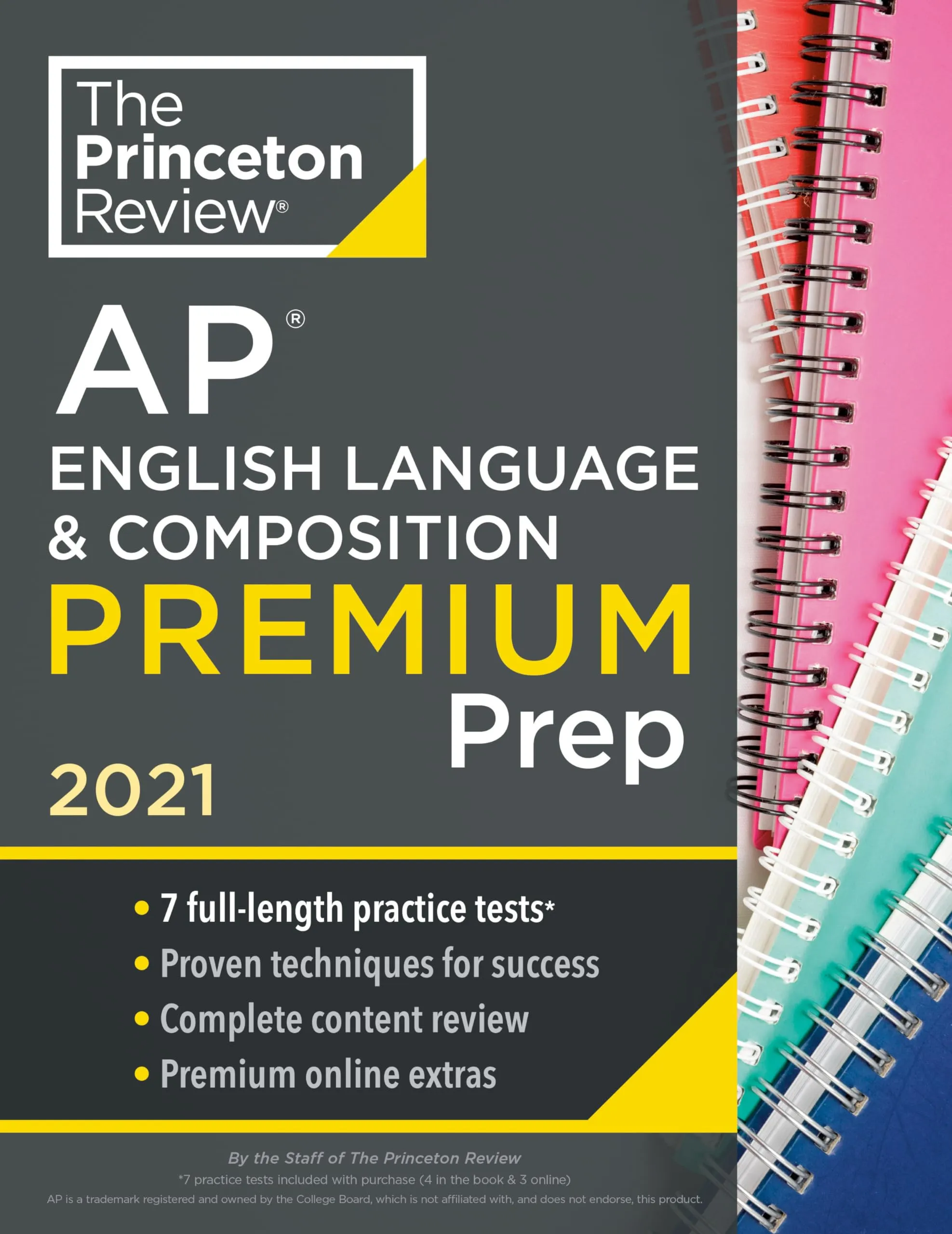 Princeton Review AP English Language & Composition Premium Prep 2021 with 7 Practice Tests