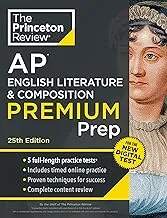 Princeton Review AP English Literature & Composition Premium Prep, 25th Edition with 5 Tests