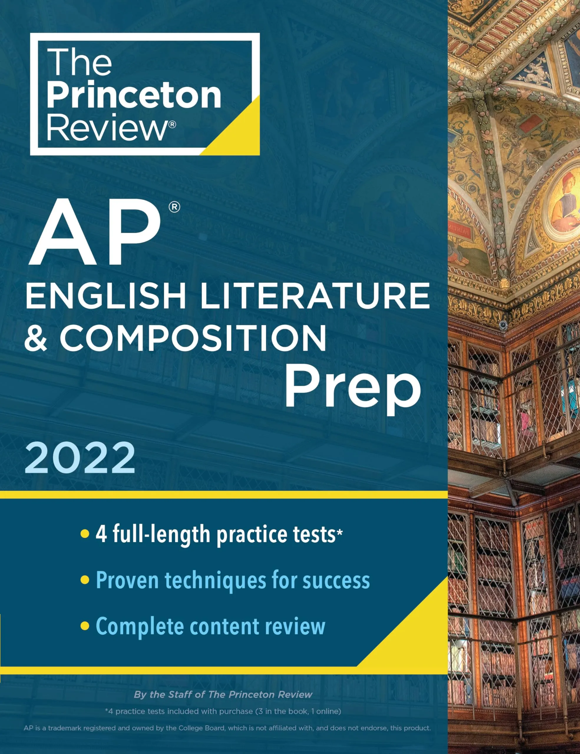 Princeton Review AP English Literature & Composition Prep 2022 with 4 Practice Tests & Strategies