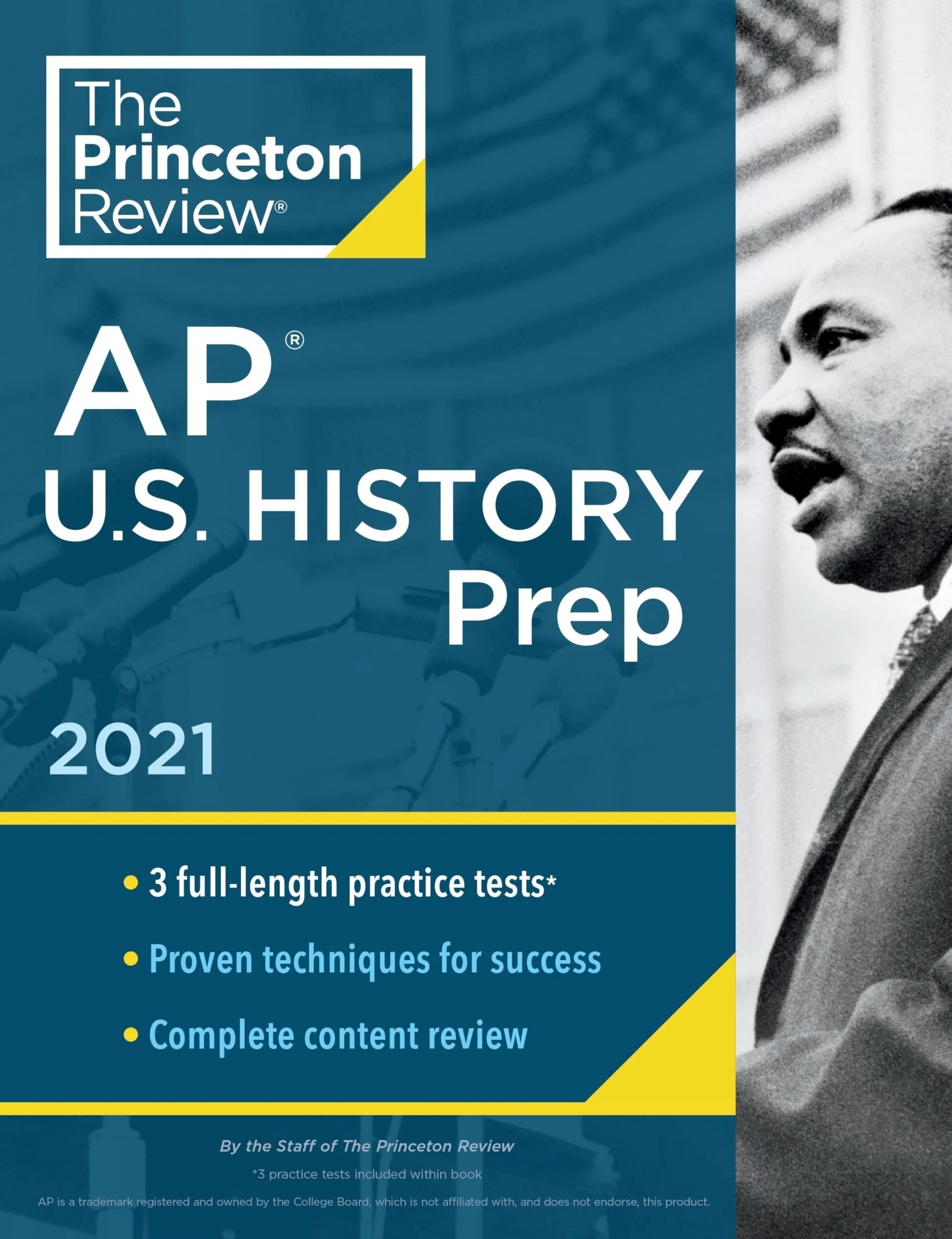 Princeton Review AP U.S. History Prep 2021: Practice Tests, Content Review & Strategies