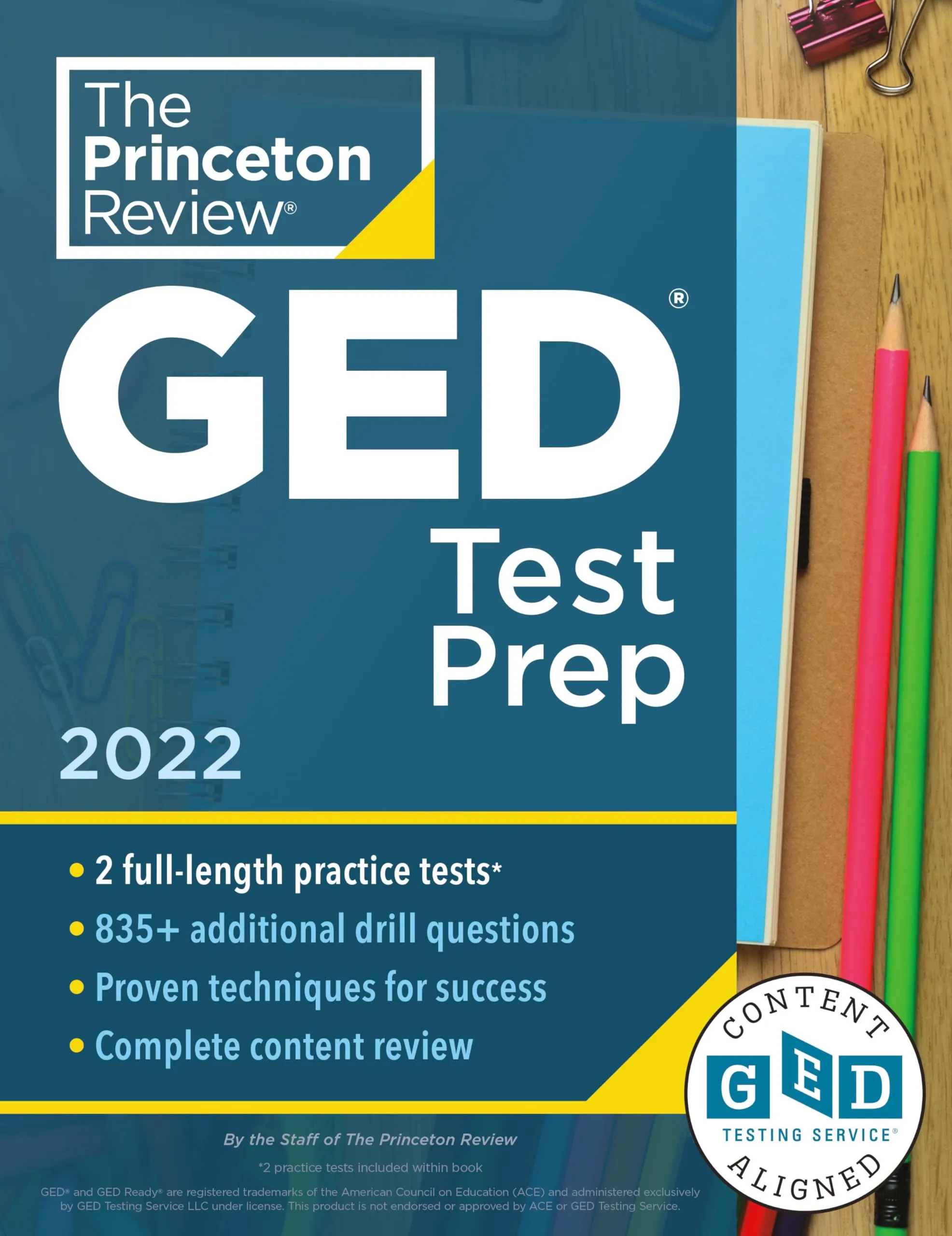 Princeton Review GED Test Prep 2022: Practice Tests, Review Techniques & Online Features