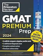 Princeton Review GMAT Premium Prep 2024: 6 Adaptive Tests + Online Question Bank & Techniques