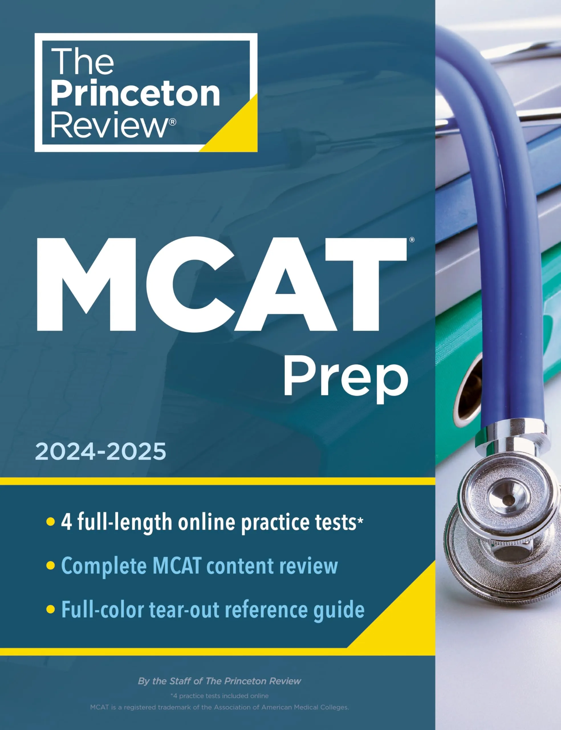 Princeton Review MCAT Prep 2024-2025: 4 Practice Tests & Complete Content Coverage