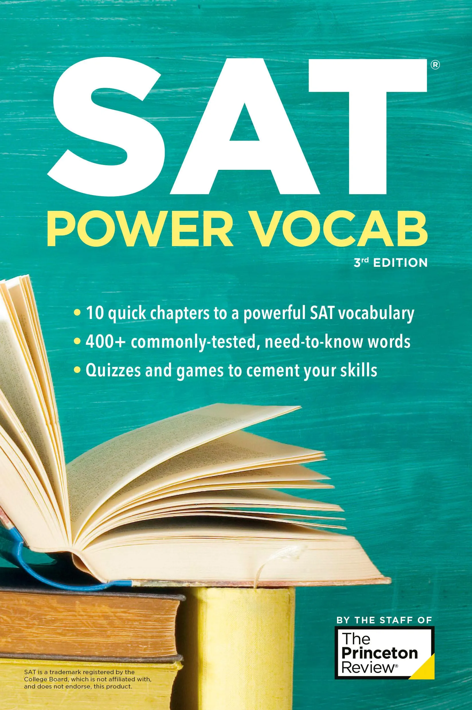 SAT Power Vocab, 3rd Edition - Comprehensive Vocabulary Skills for SAT Success